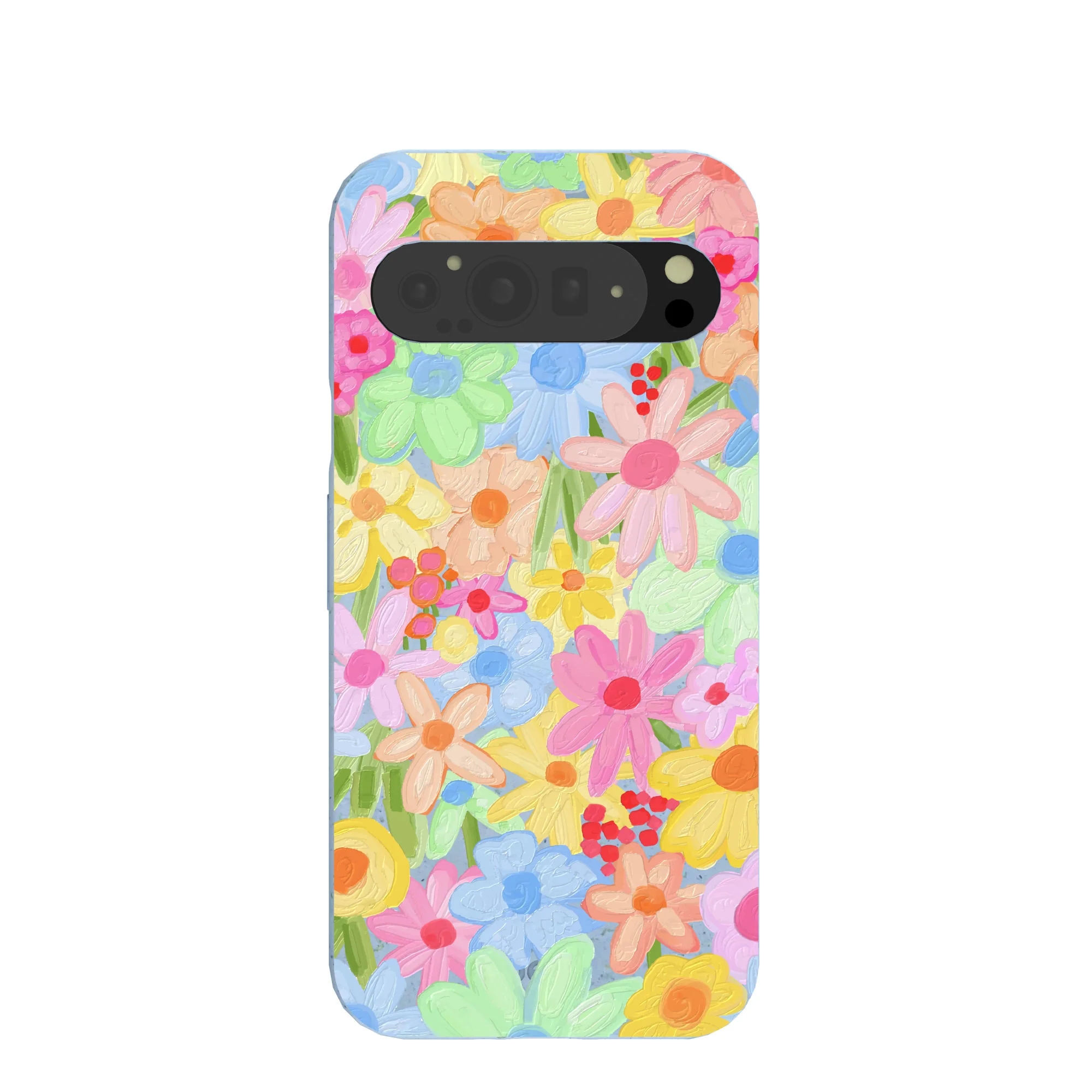 Powder Blue Flora Foam Google Pixel 9 Pro XL Case