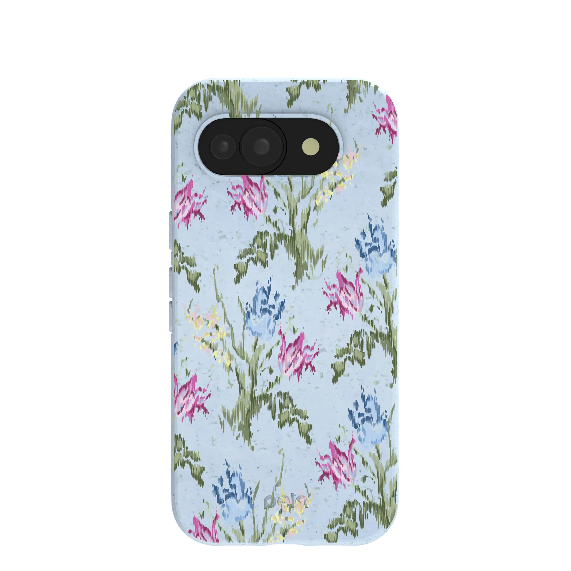 Powder Blue Floral Tapestry Google Pixel 10a Case