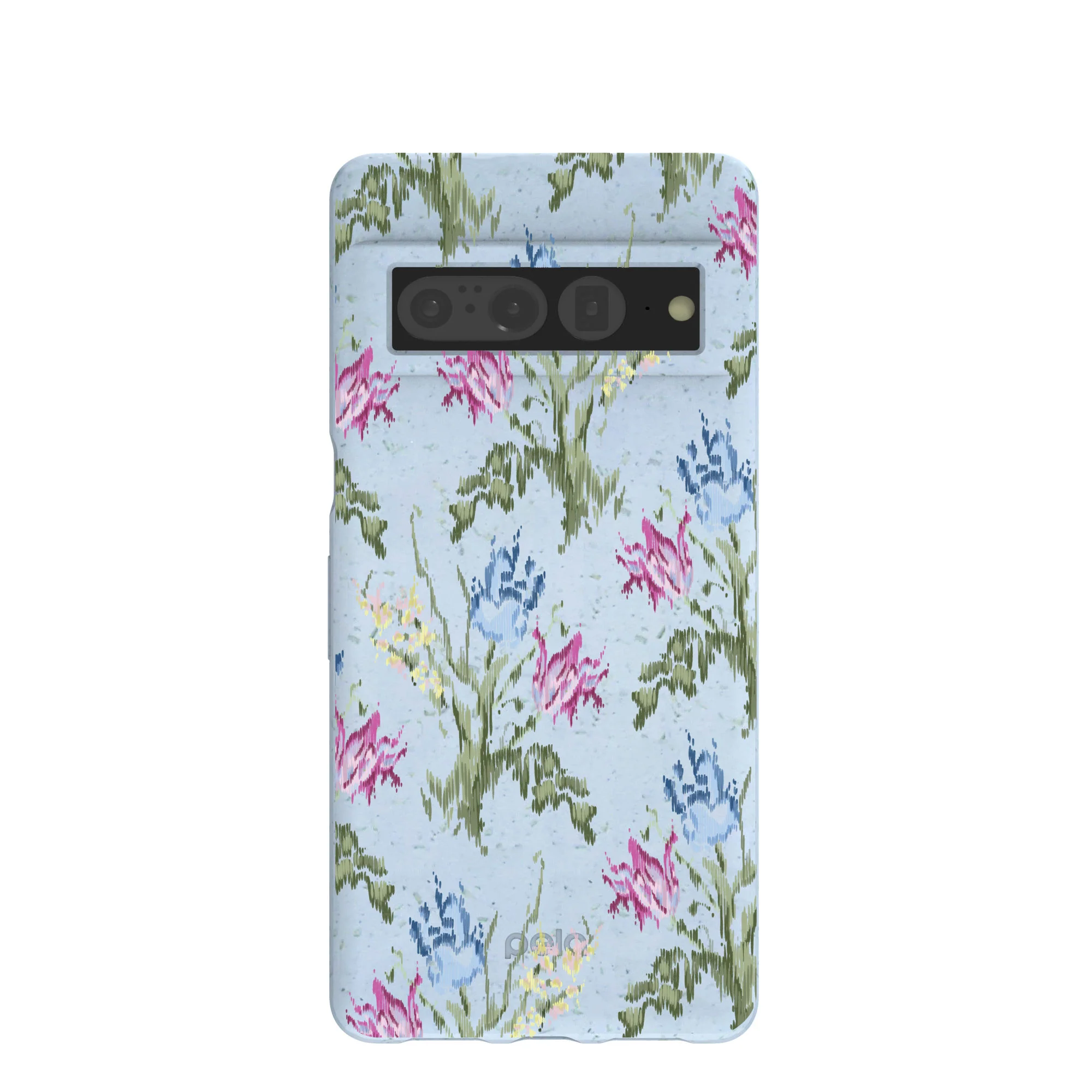 Powder Blue Floral Tapestry Google Pixel 7 Pro Case