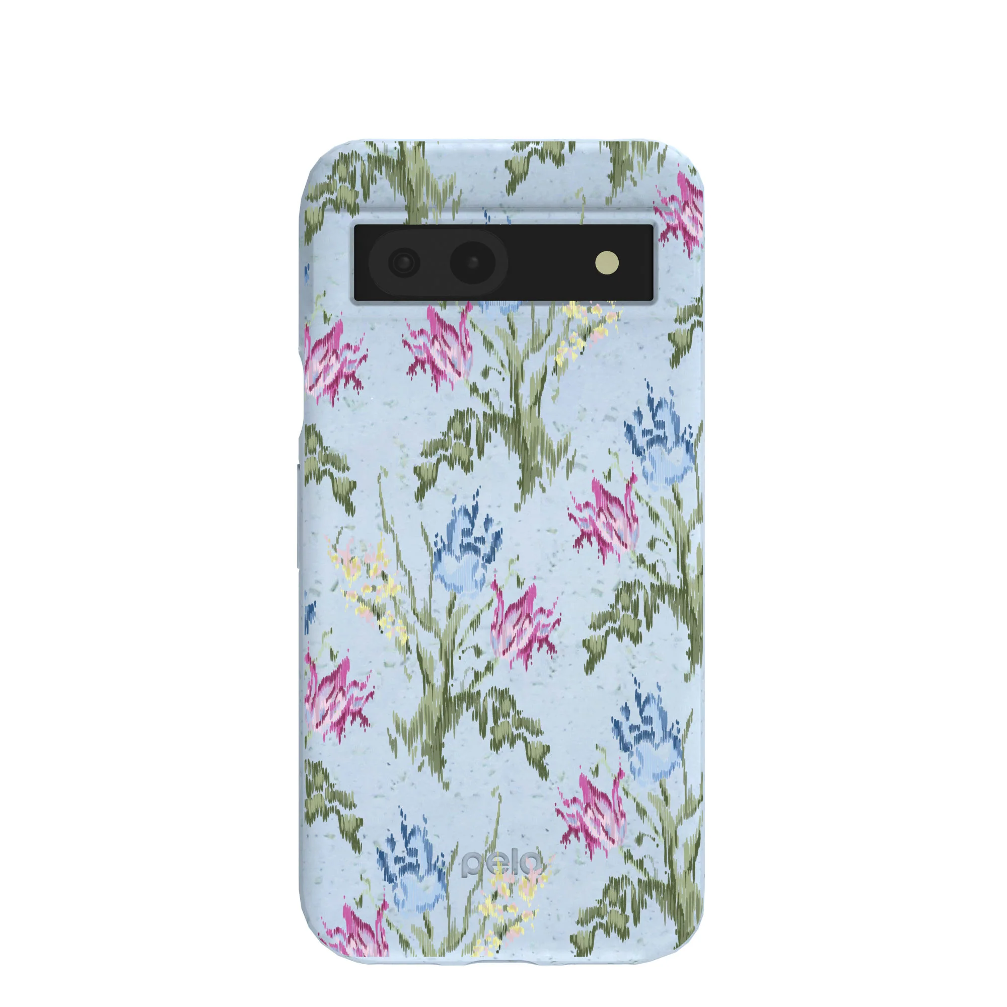 Powder Blue Floral Tapestry Google Pixel 8a Case