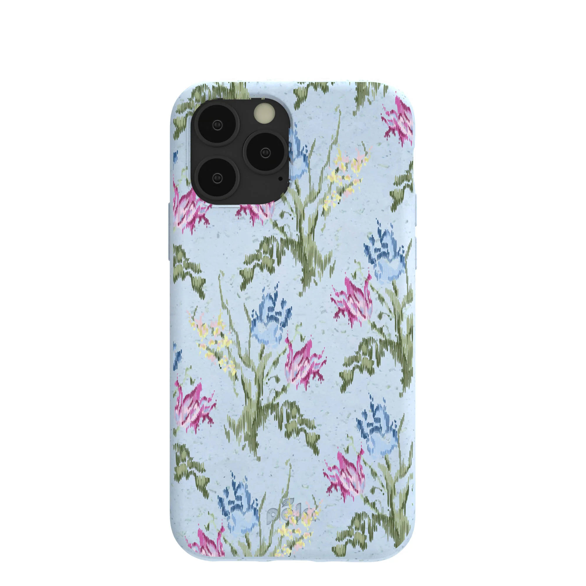 Powder Blue Floral Tapestry iPhone 11 Pro Case