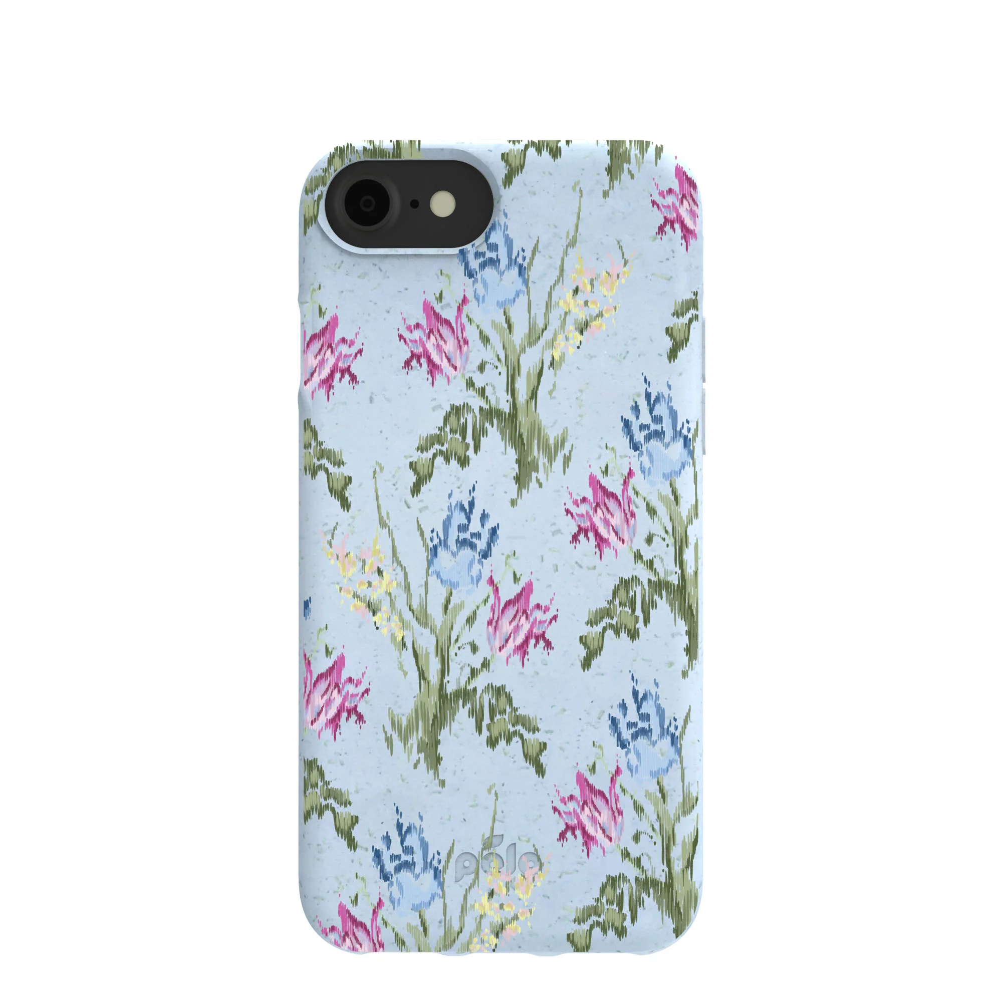 Powder Blue Floral Tapestry iPhone 6/6s/7/8/SE Case