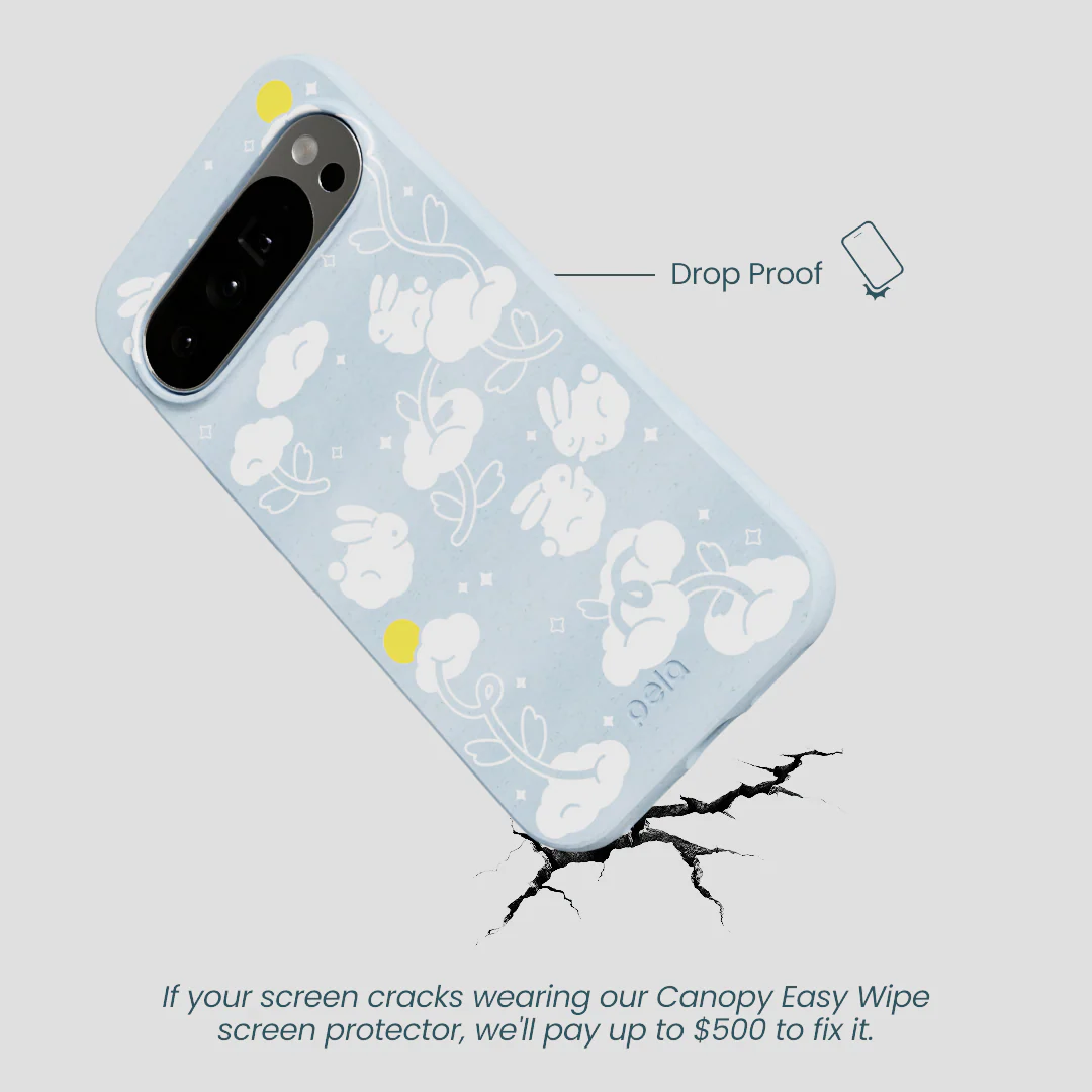 Powder Blue Fluffy Flower Google Pixel 10 Pro XL Case - Image 5