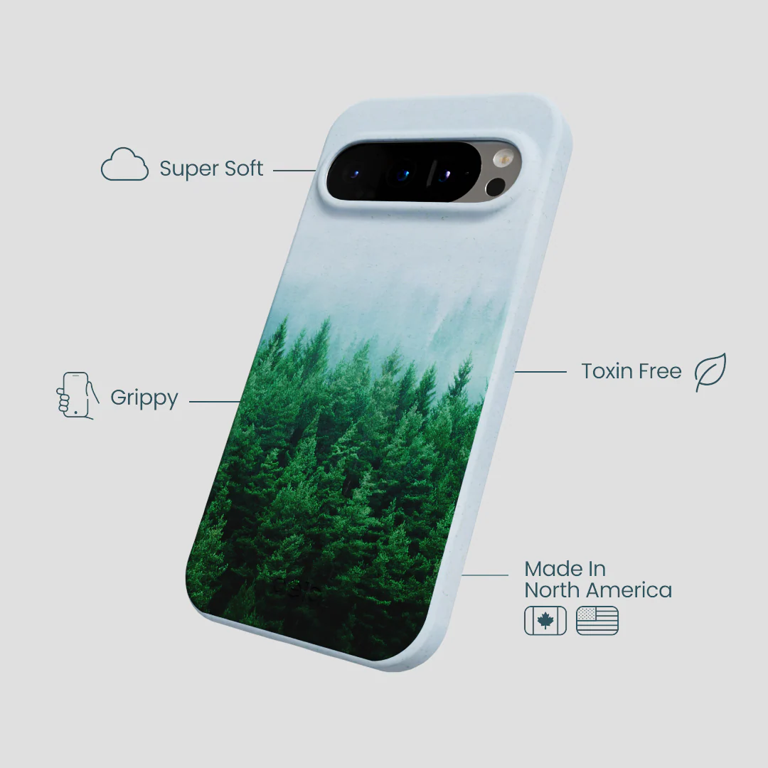 Powder Blue Forest Mist Google Pixel 9/9 Pro Case - Image 3