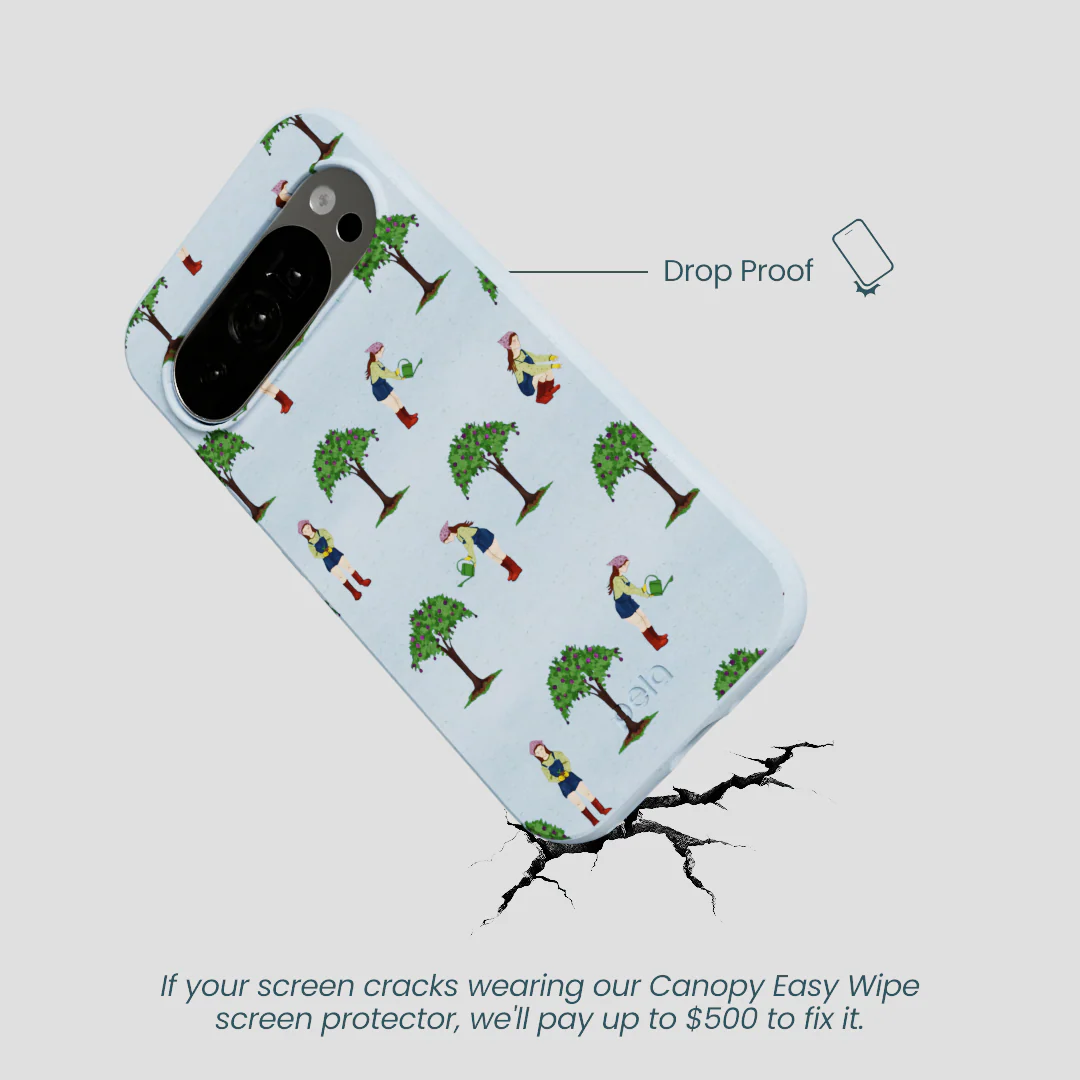Powder Blue Gardening Girl Google Pixel 10/10 Pro Case - Image 4