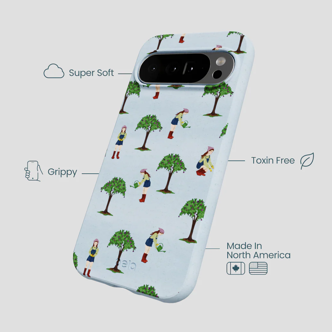 Powder Blue Gardening Girl Google Pixel 10 Pro XL Case - Image 3