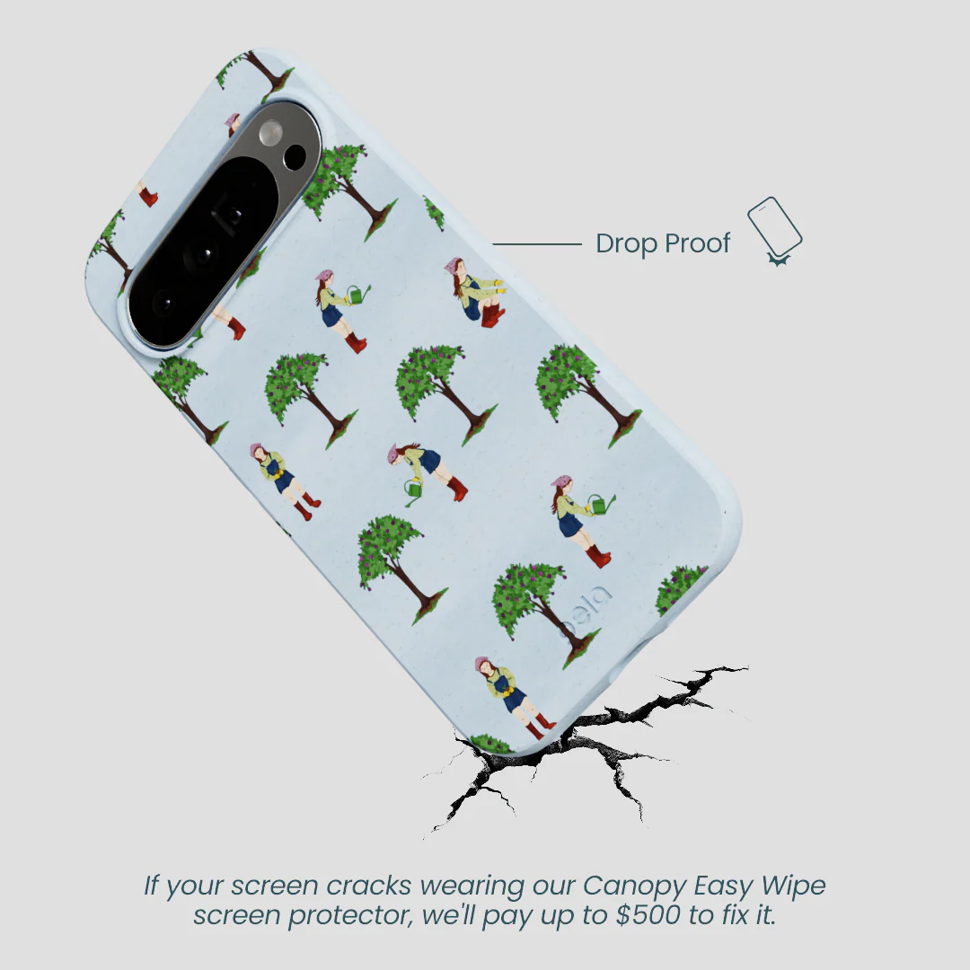 Powder Blue Gardening Girl Google Pixel 10 Pro XL Case - Image 4