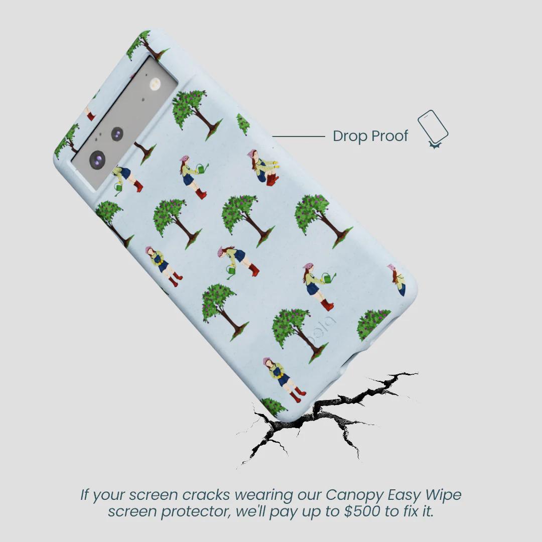 Powder Blue Gardening Girl Google Pixel 6 Case - Image 4