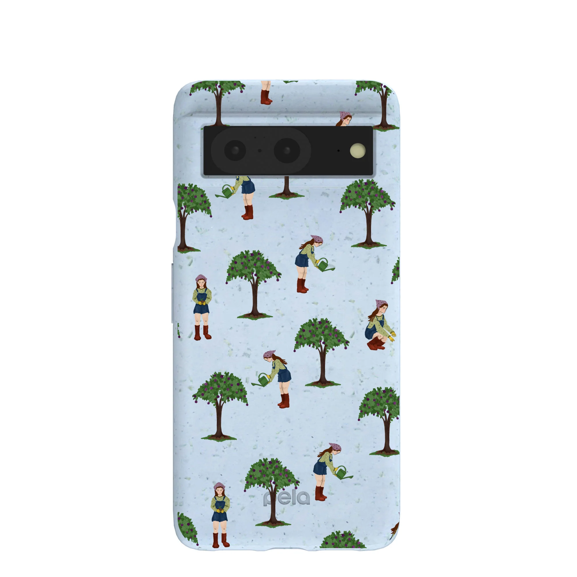 Powder Blue Gardening Girl Google Pixel 8 Case