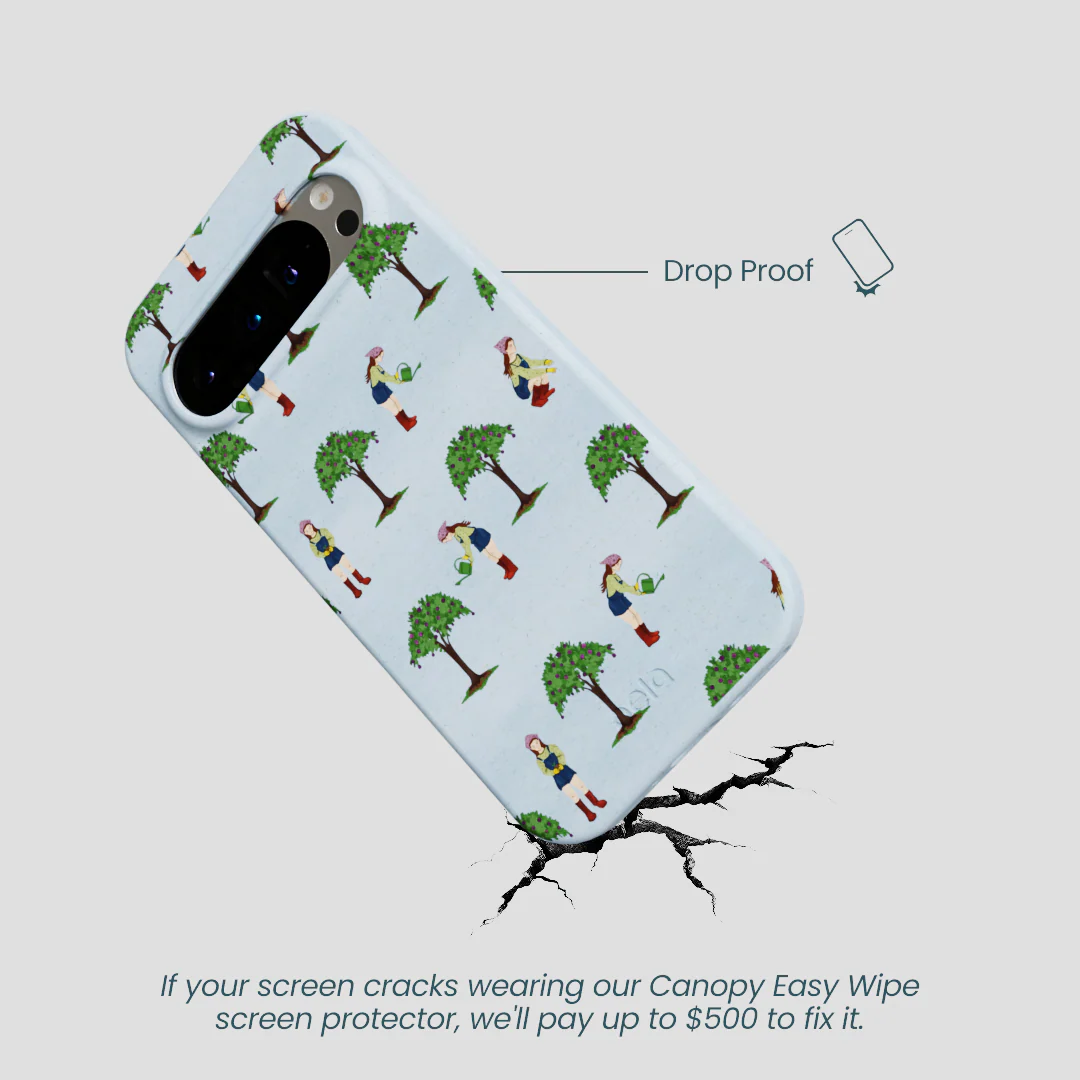 Powder Blue Gardening Girl Google Pixel 9/9 Pro Case - Image 4