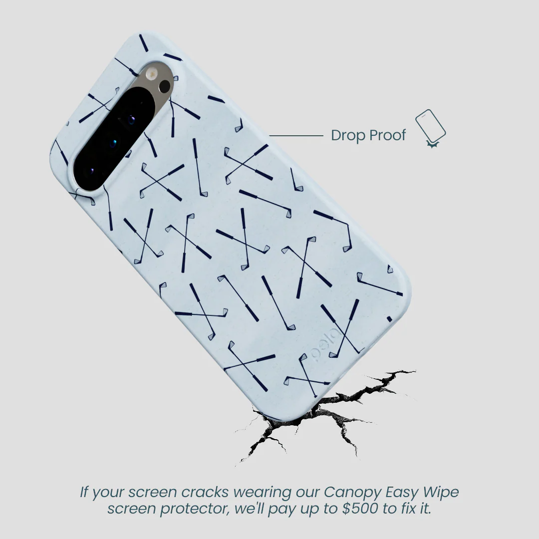 Powder Blue Golf Clubs Google Pixel 9 Pro XL Case - Image 4