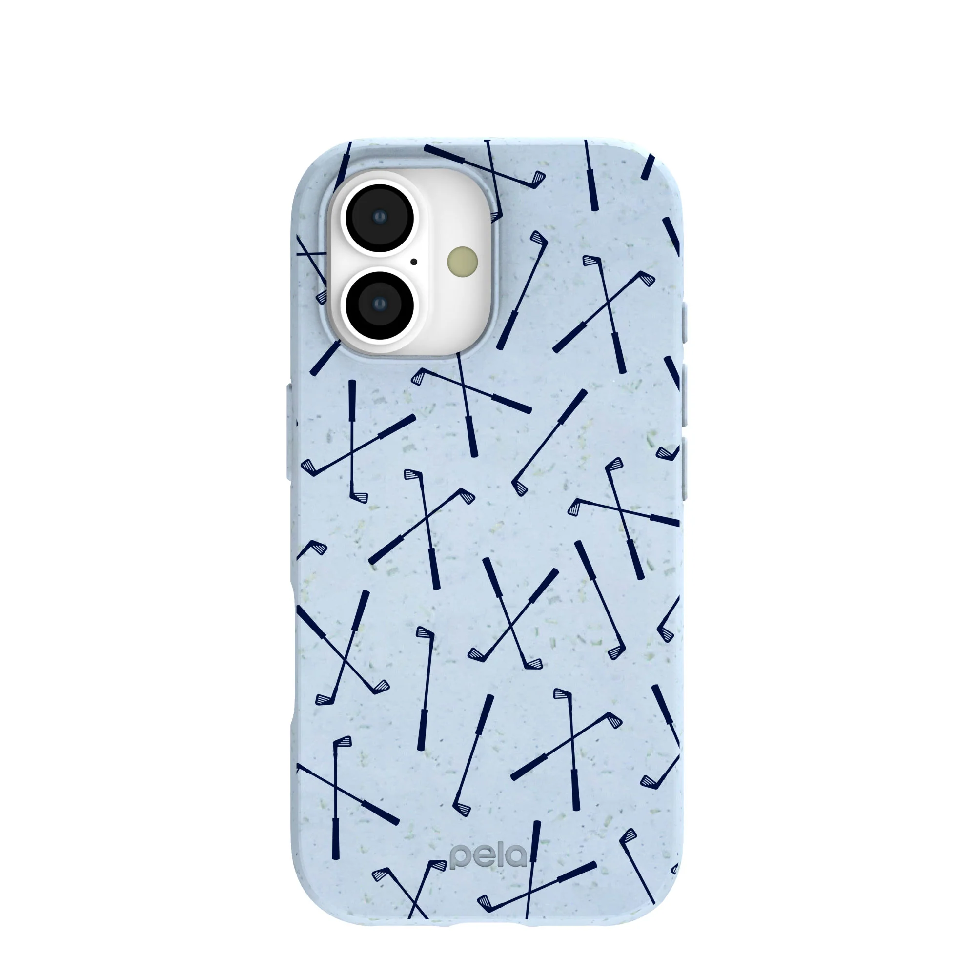 Powder Blue Golf Clubs iPhone 17 Case