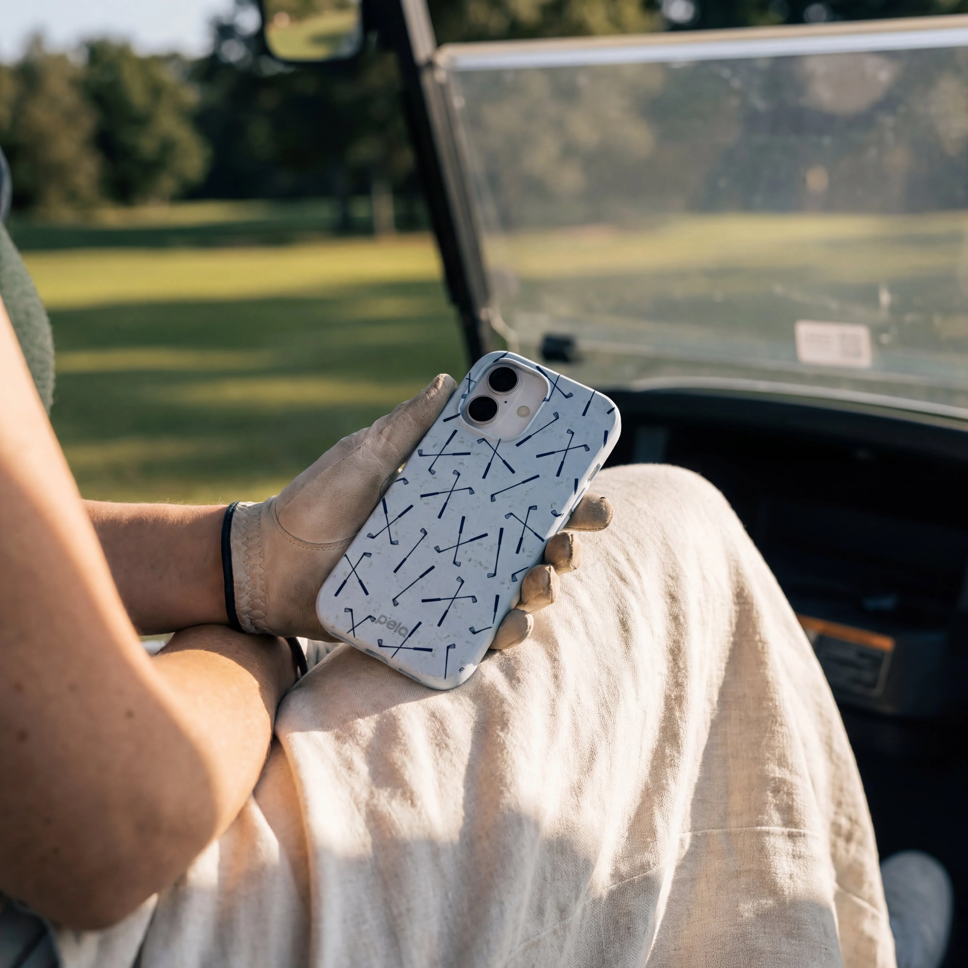Powder Blue Golf Clubs iPhone 17 Pro Max Case - Image 2