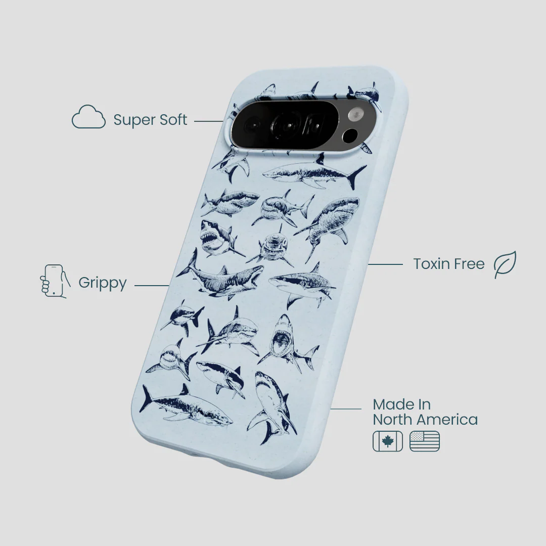 Powder Blue Great White Google Pixel 10/10 Pro Case - Image 3