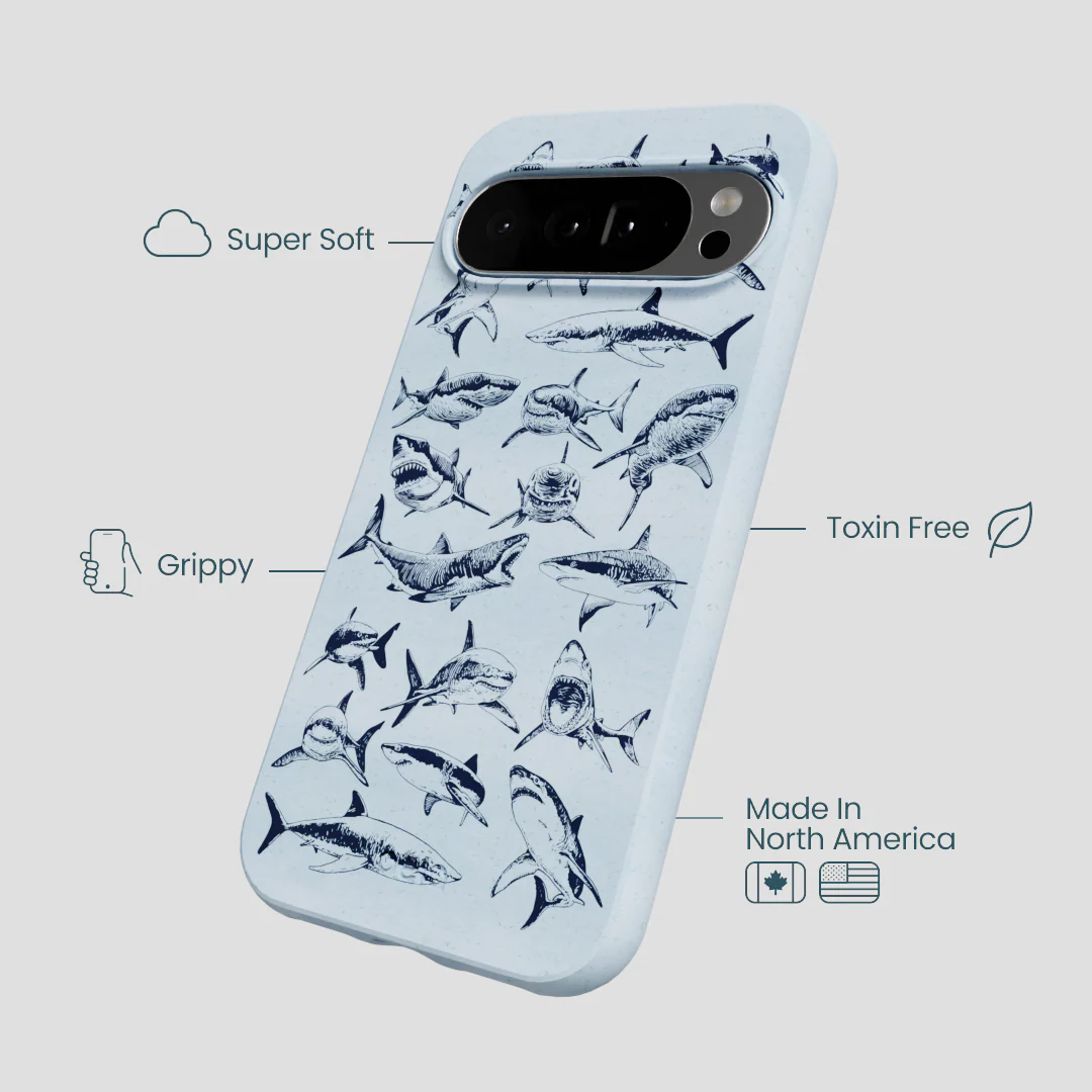 Powder Blue Great White Google Pixel 10 Pro XL Case - Image 3