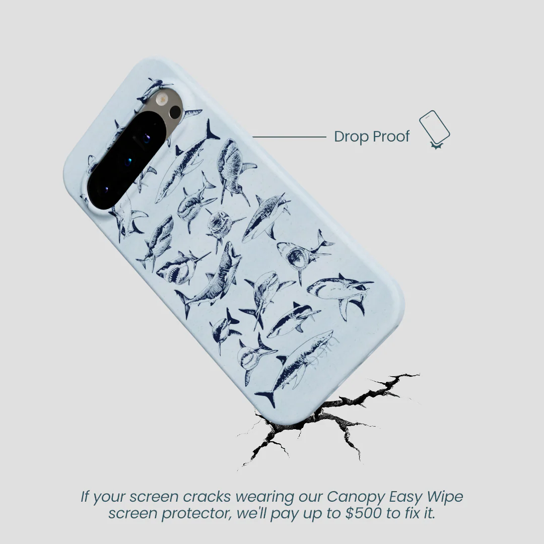 Powder Blue Great White Google Pixel 9/9 Pro Case - Image 4