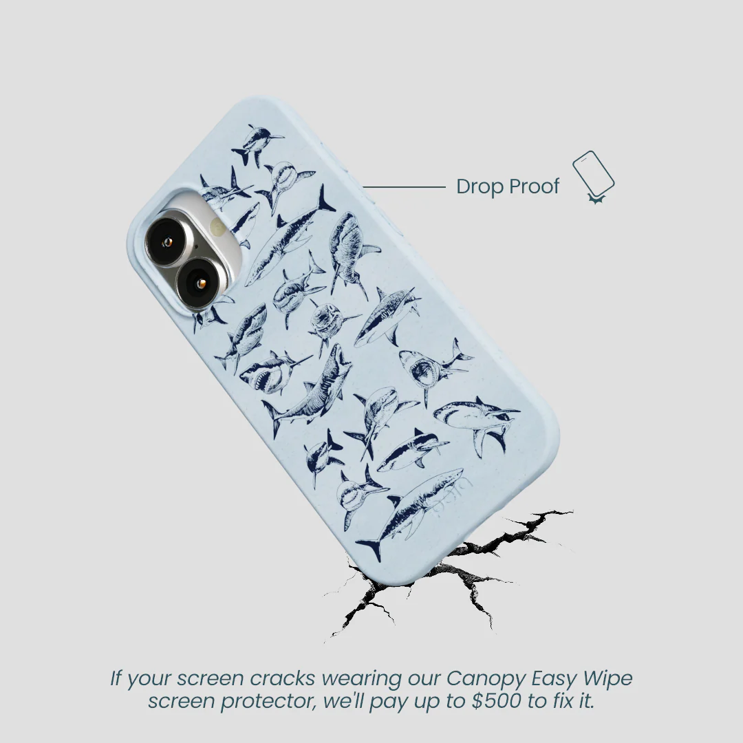 Powder Blue Great White iPhone 16 Case - Image 5