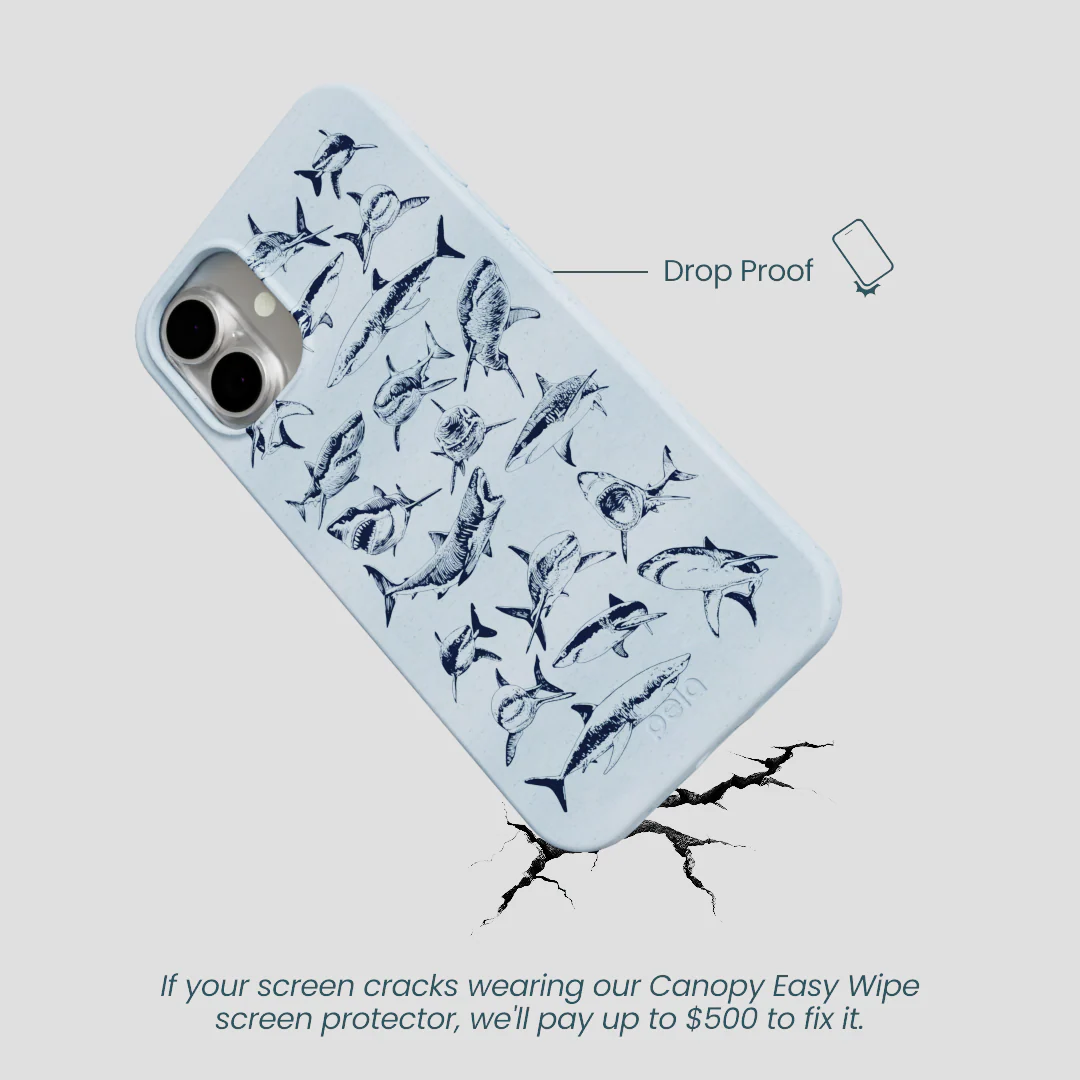 Powder Blue Great White iPhone 16 Plus Case - Image 5