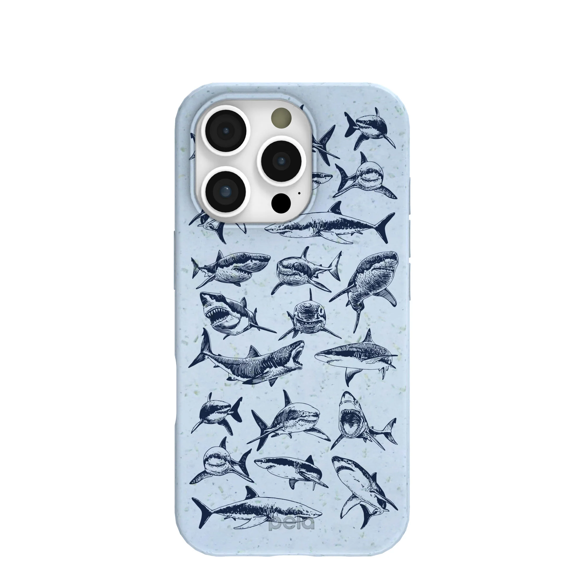 Powder Blue Great White iPhone 16 Pro Case