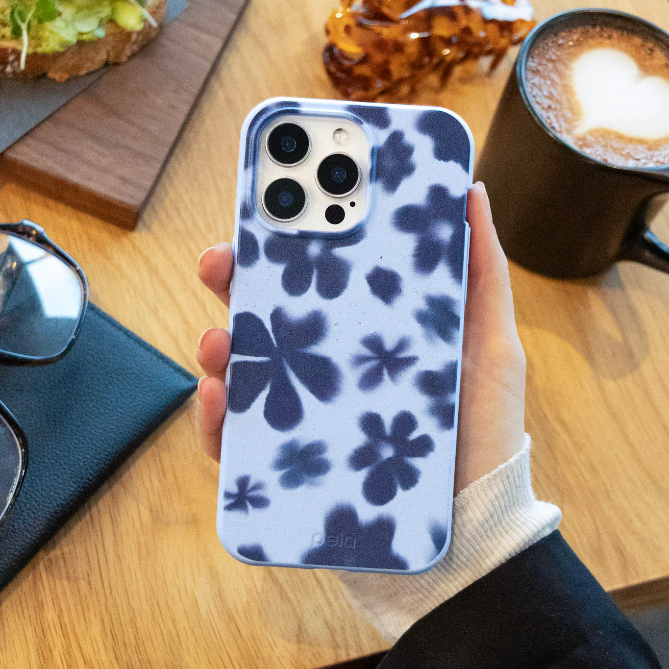 Powder Blue Hazy Daisies Google Pixel 6a Case - Image 6
