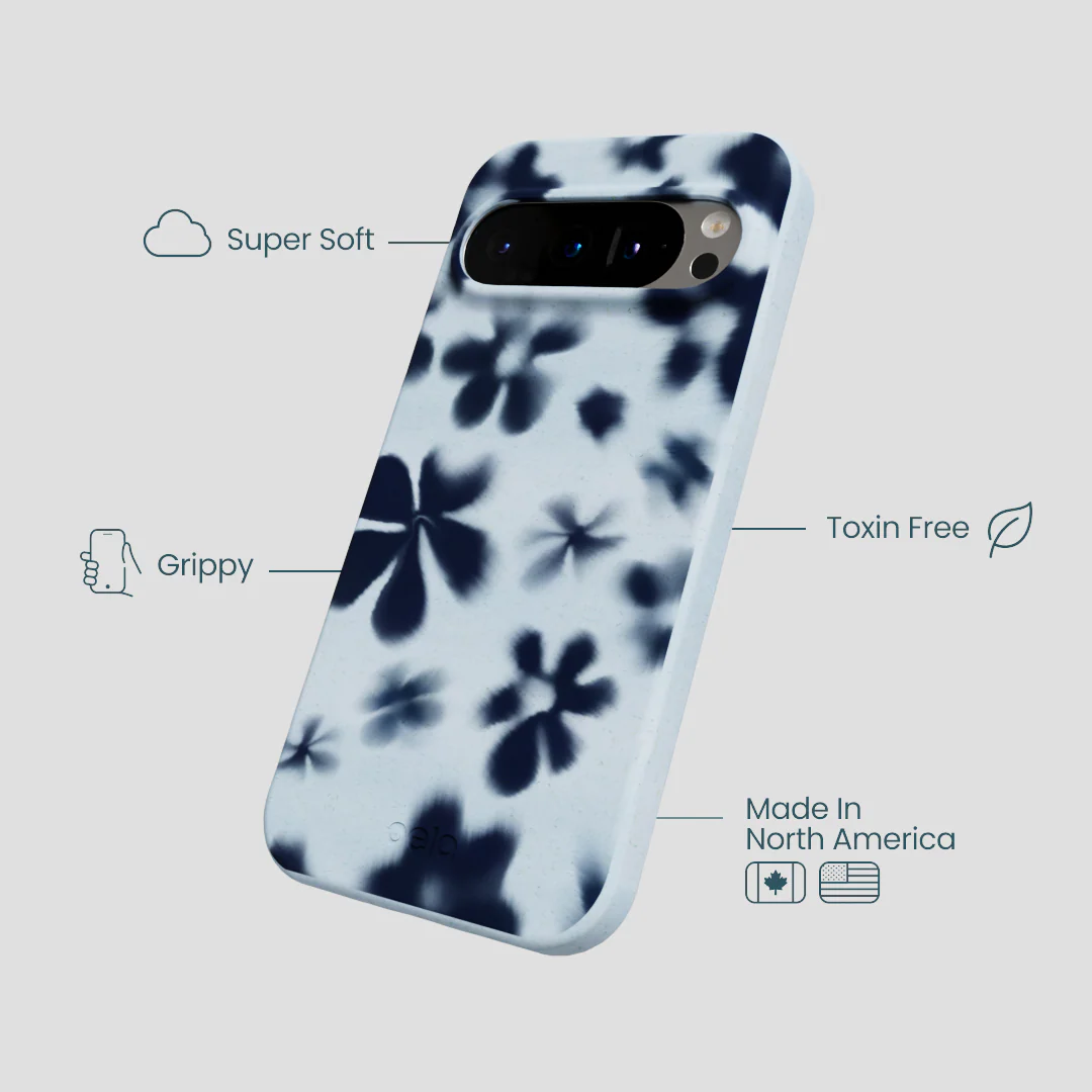 Powder Blue Hazy Daisies Google Pixel 9/9 Pro Case - Image 4