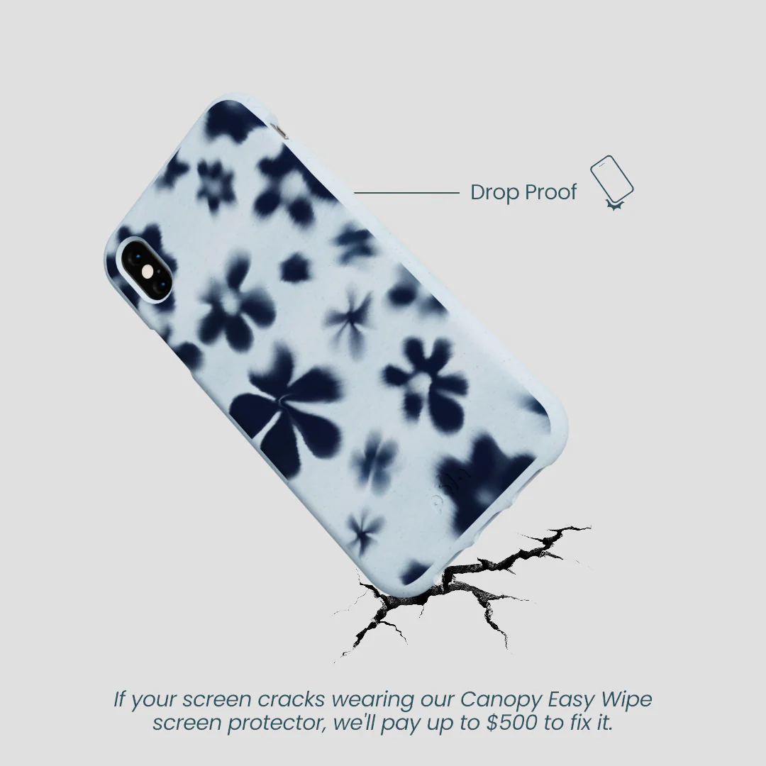 Powder Blue Hazy Daisies iPhone XR Case - Image 5