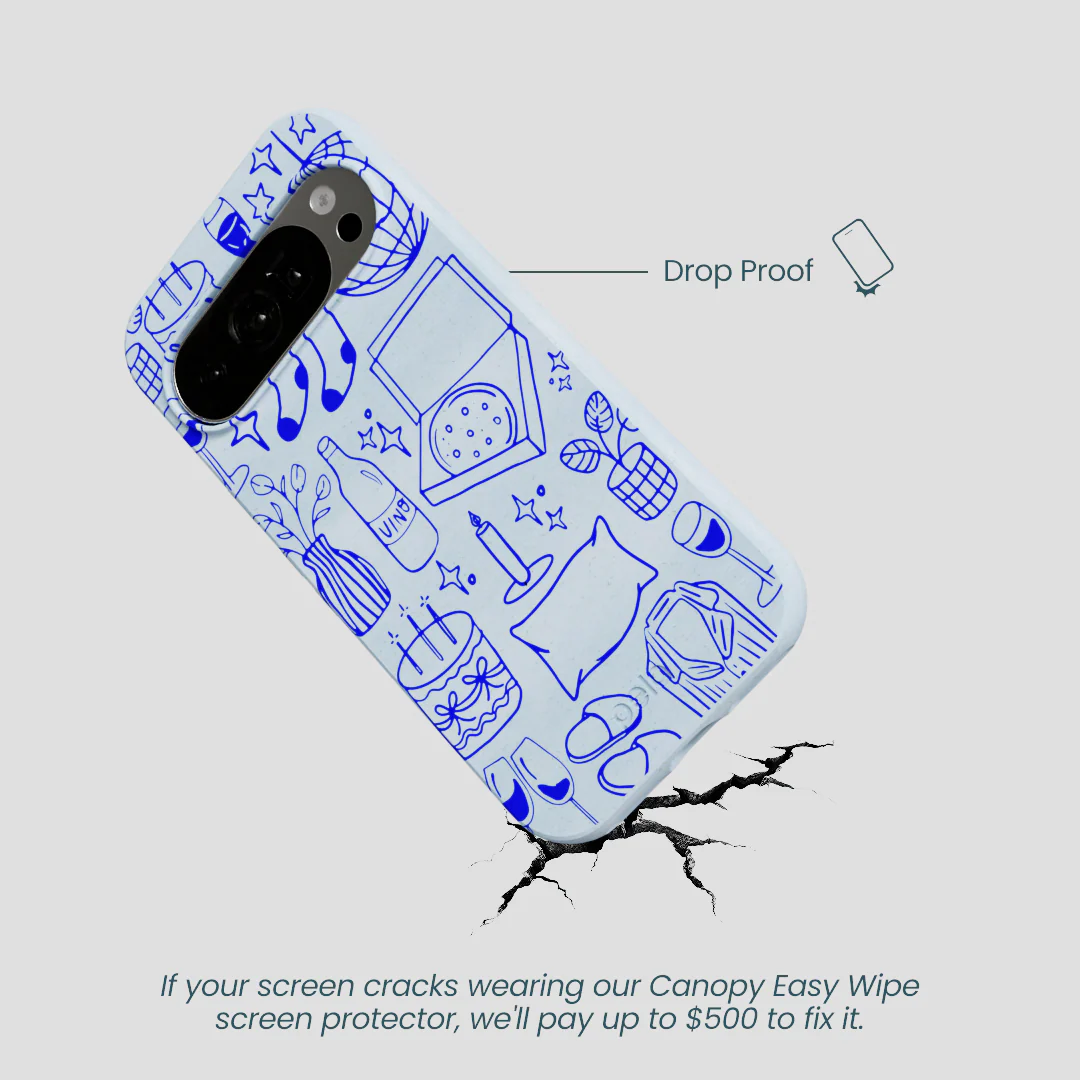 Powder Blue Home for Midnight Google Pixel 10/10 Pro Case - Image 5