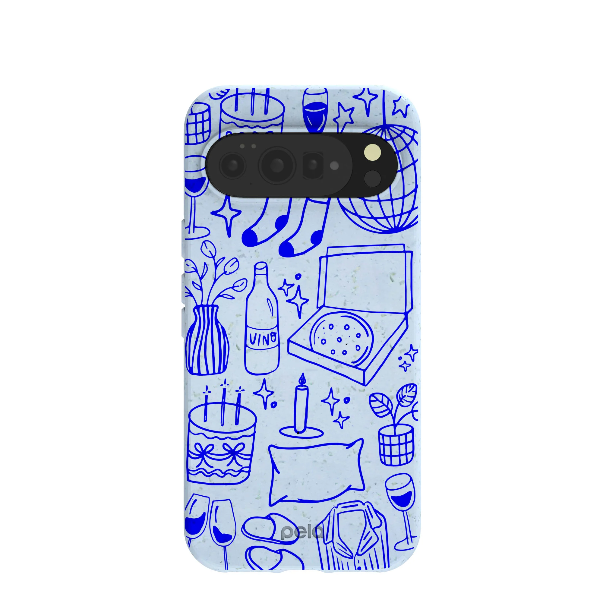 Powder Blue Home for Midnight Google Pixel 10 Pro XL Case