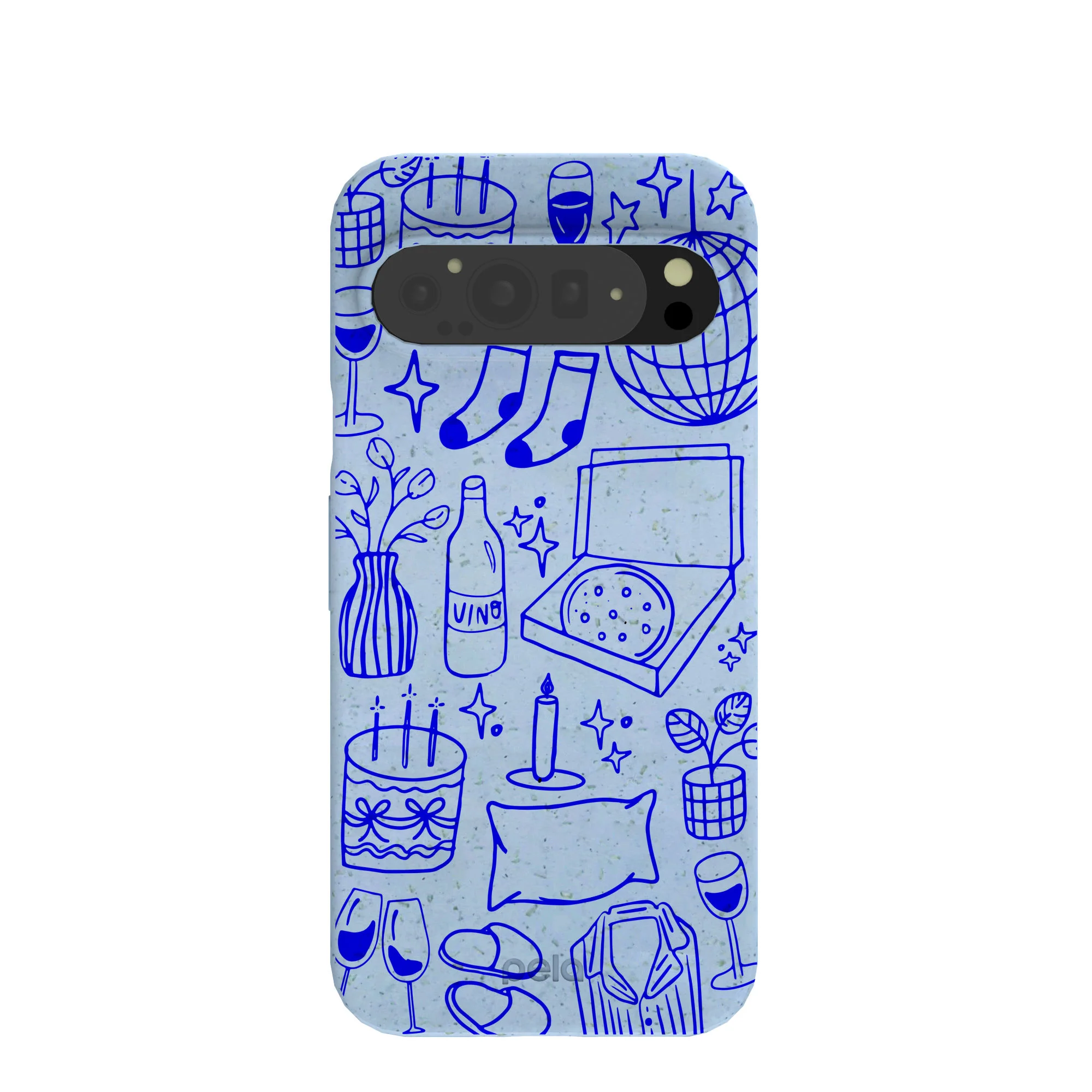 Powder Blue Home for Midnight Google Pixel 9 Pro XL Case