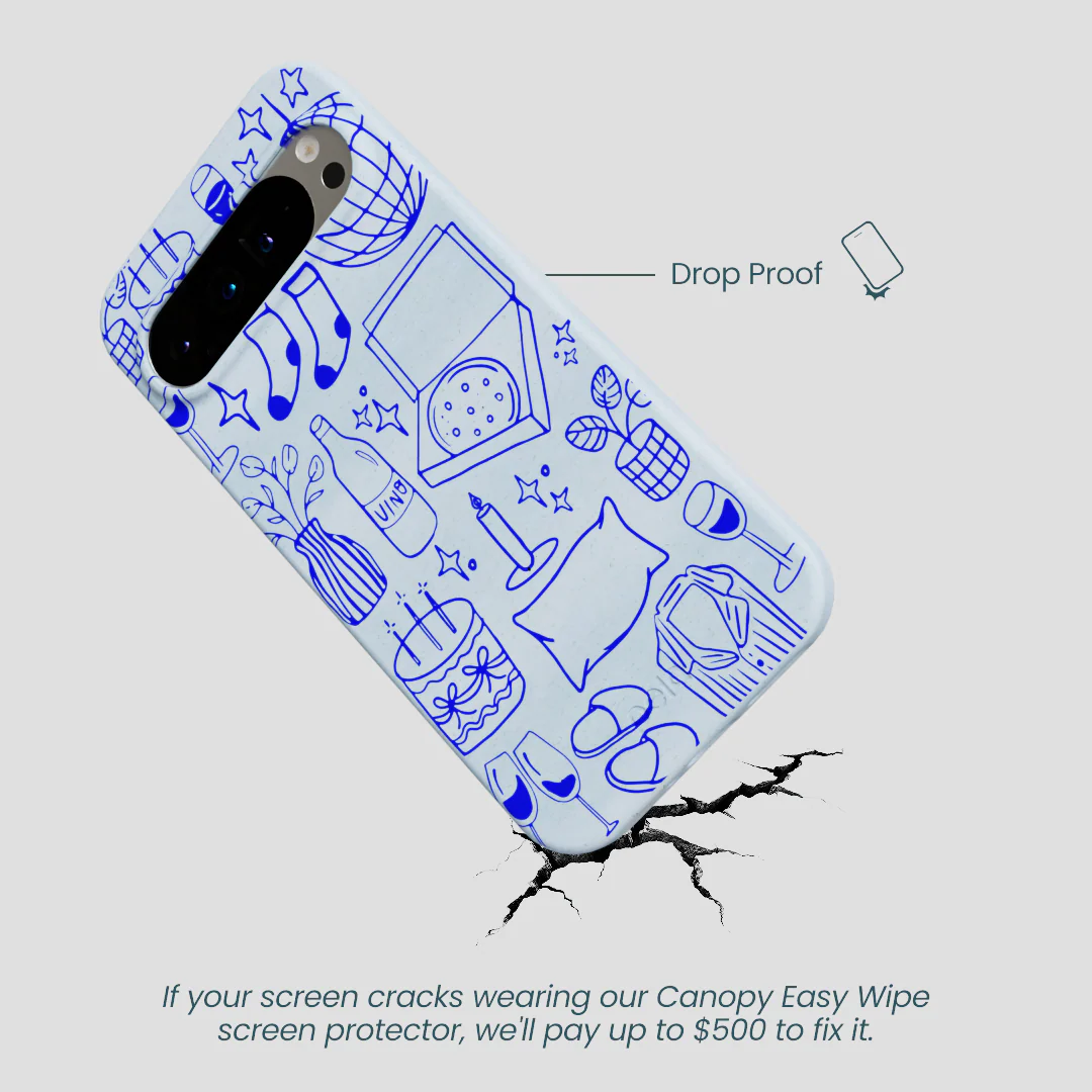 Powder Blue Home for Midnight Google Pixel 9 Pro XL Case - Image 5