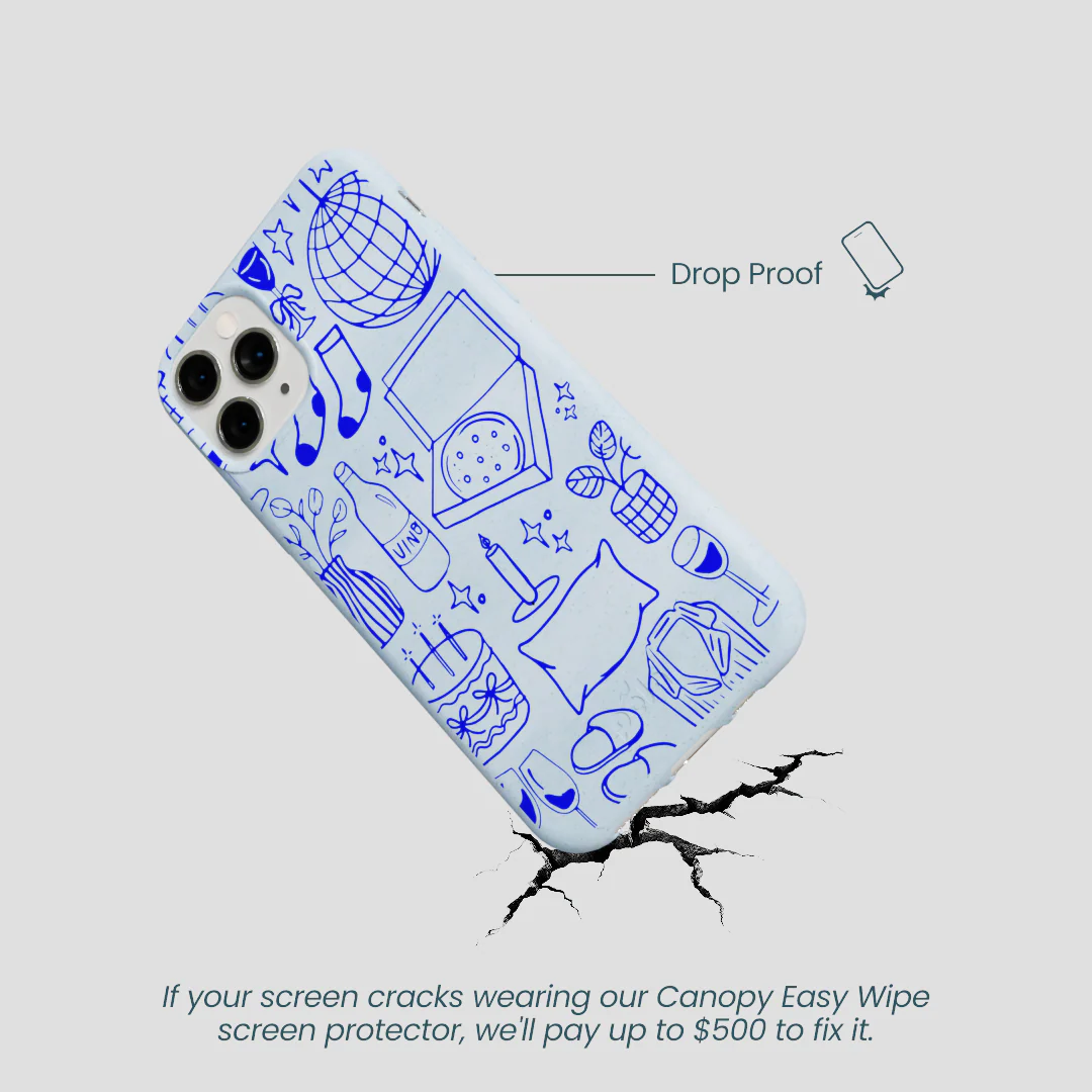 Powder Blue Home for Midnight iPhone 11 Pro Case - Image 5