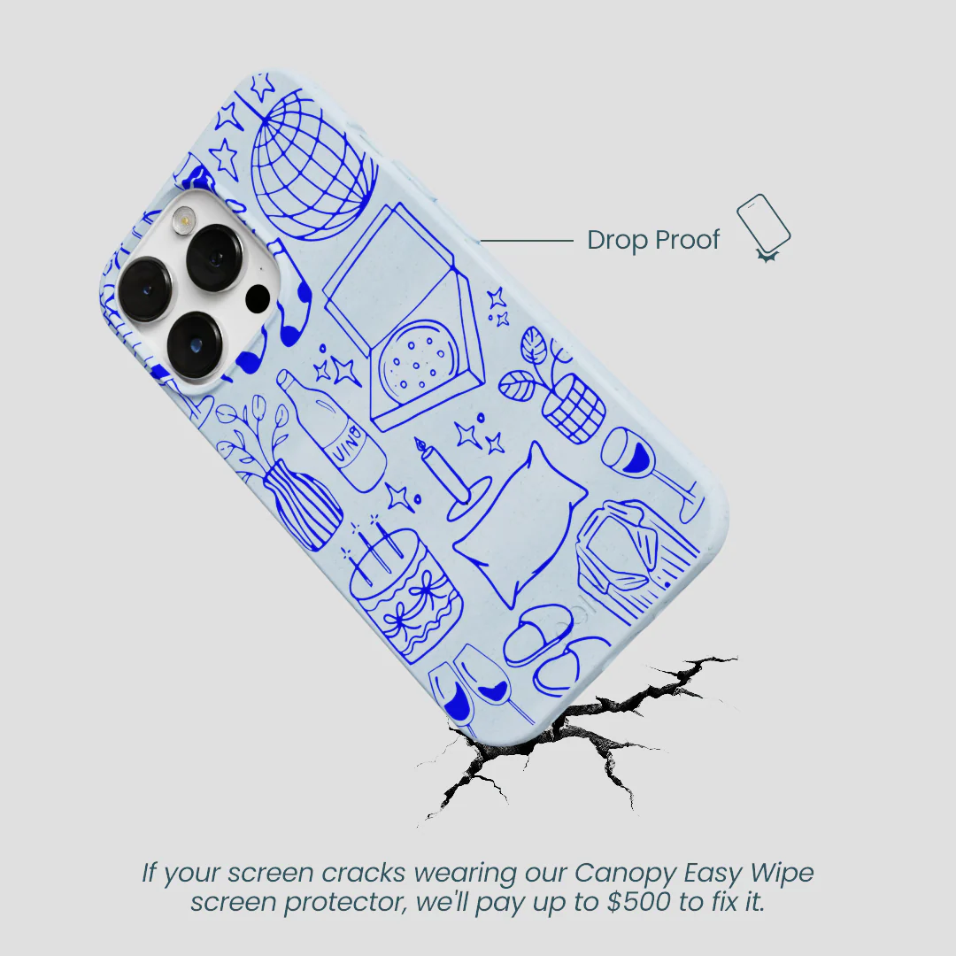 Powder Blue Home for Midnight iPhone 13 Pro Max Case - Image 5