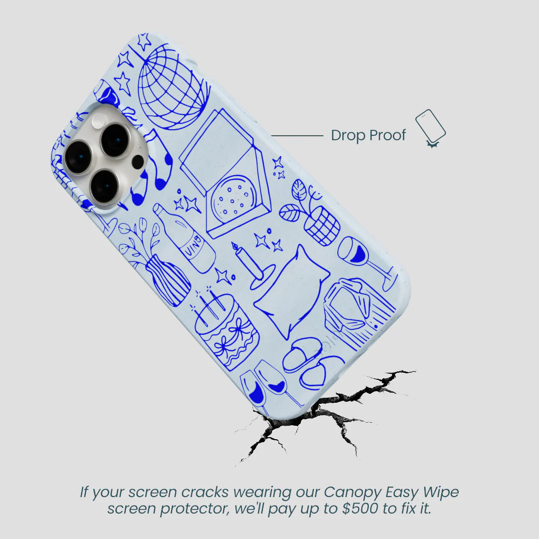 Powder Blue Home for Midnight iPhone 14 Pro Max Case - Image 5
