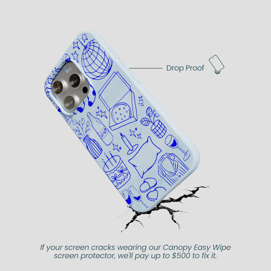 Powder Blue Home for Midnight iPhone 16 Pro Case - Image 5