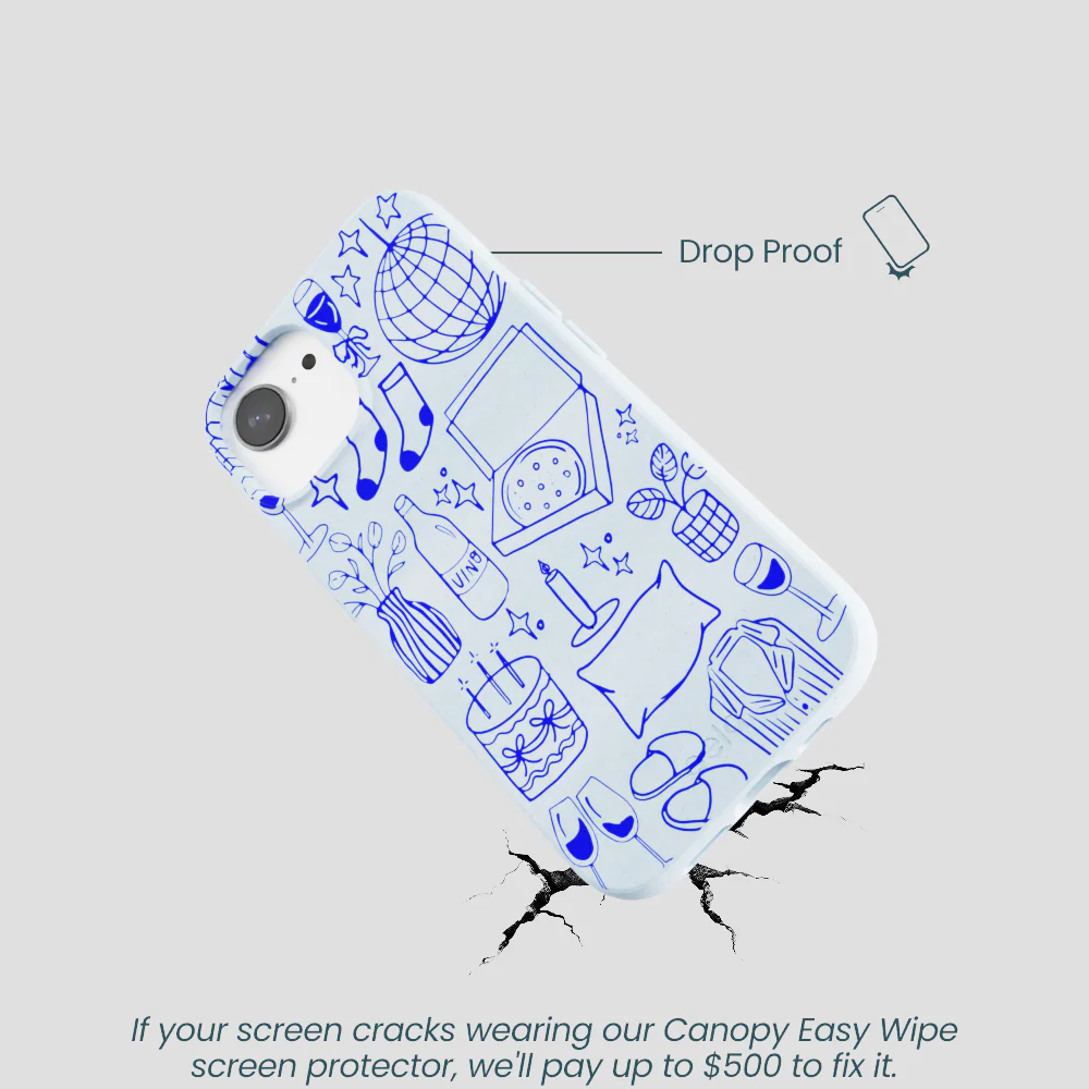 Powder Blue Home for Midnight iPhone 16e/17e Case - Image 5