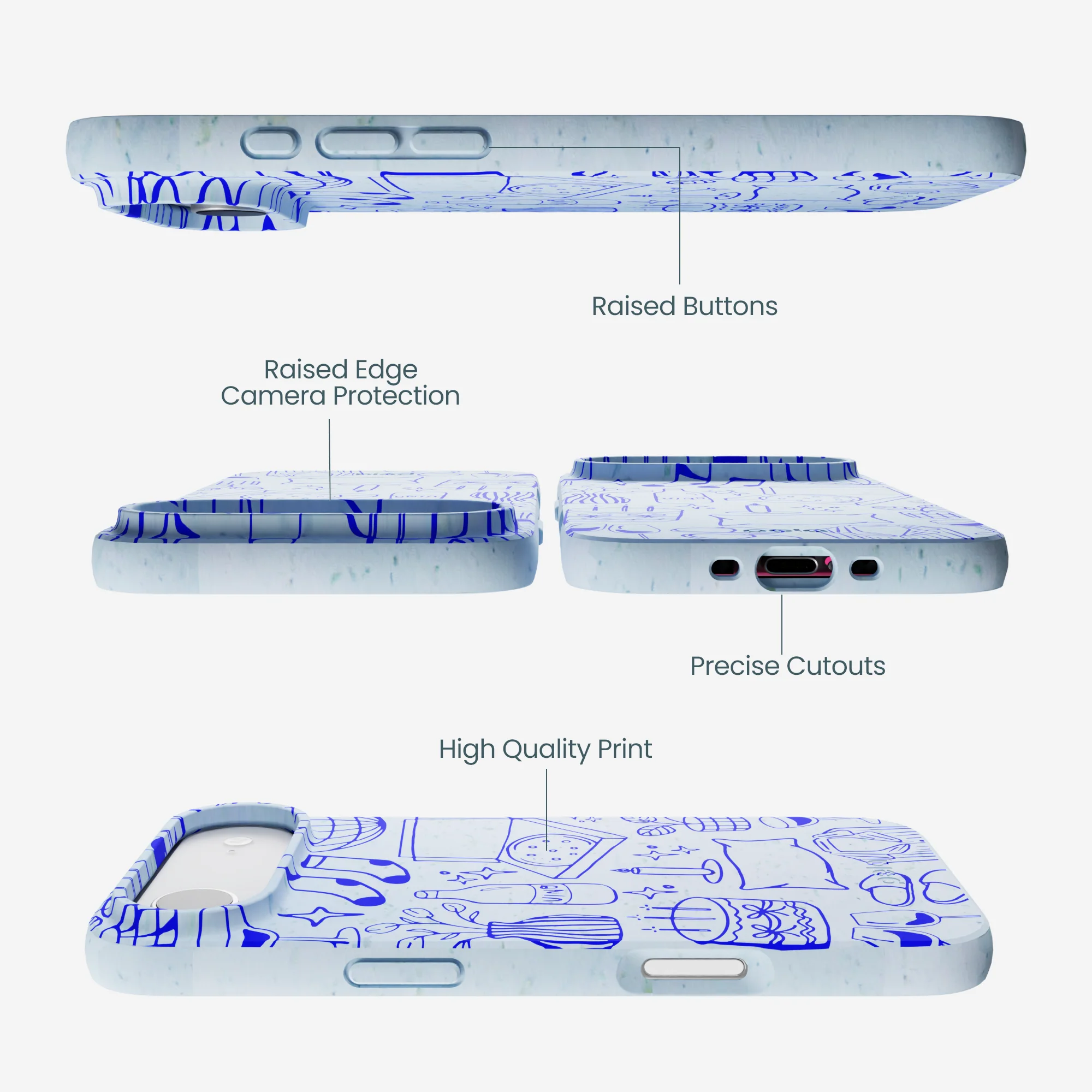 Powder Blue Home for Midnight iPhone Air Case - Image 3