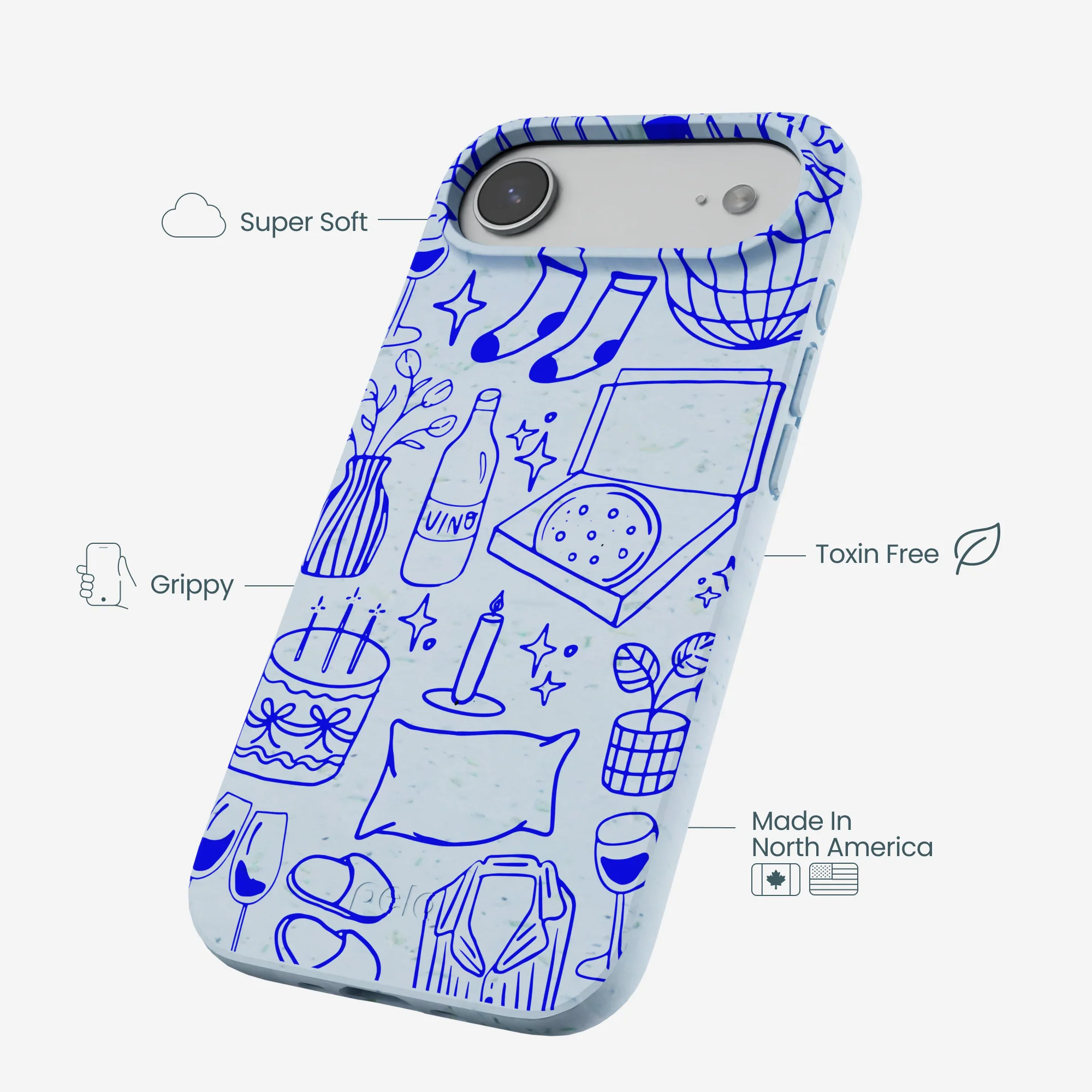 Powder Blue Home for Midnight iPhone Air Case - Image 4