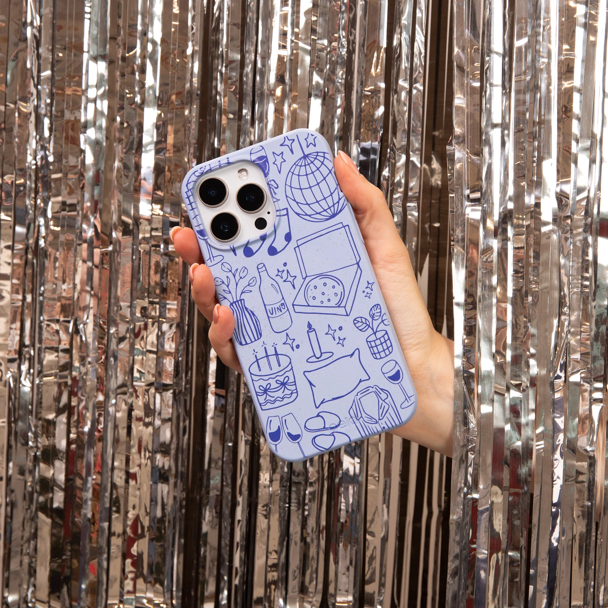 Powder Blue Home for Midnight iPhone XR Case - Image 2