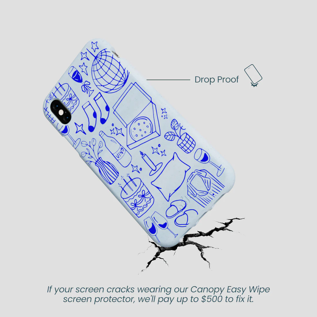 Powder Blue Home for Midnight iPhone XR Case - Image 5