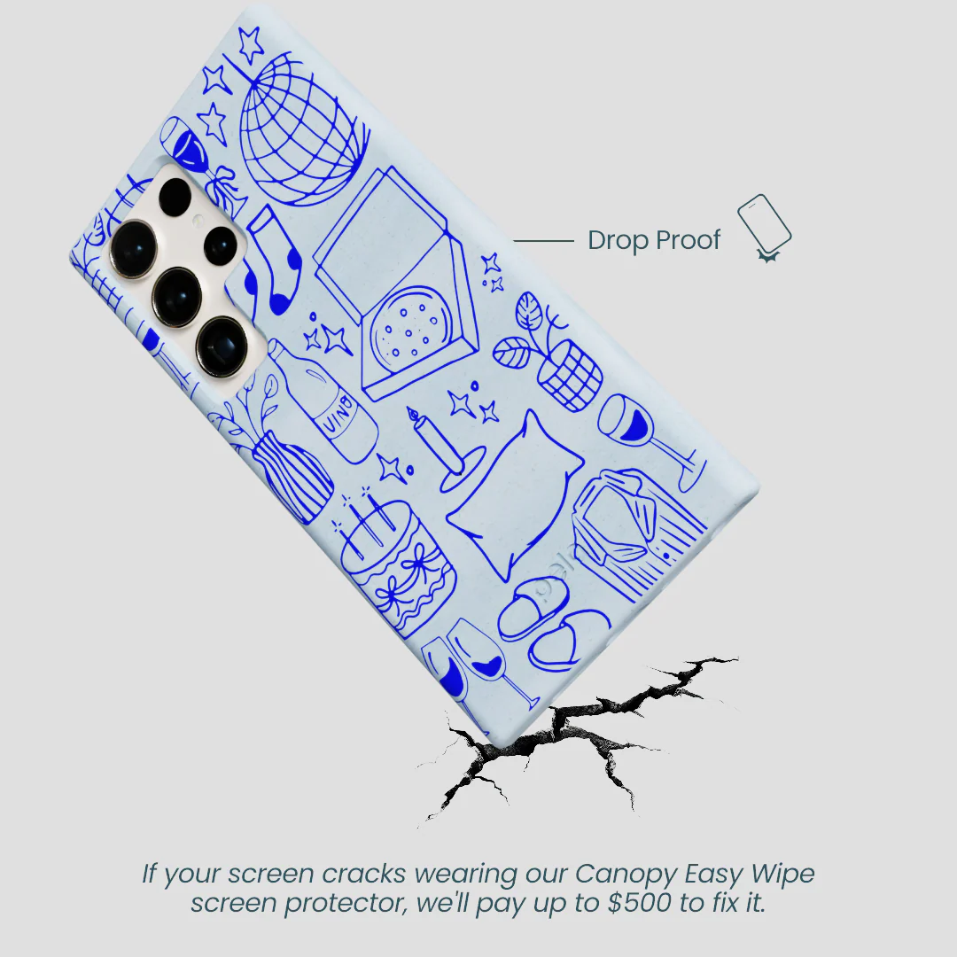 Powder Blue Home for Midnight Samsung Galaxy S24 Ultra Case - Image 5