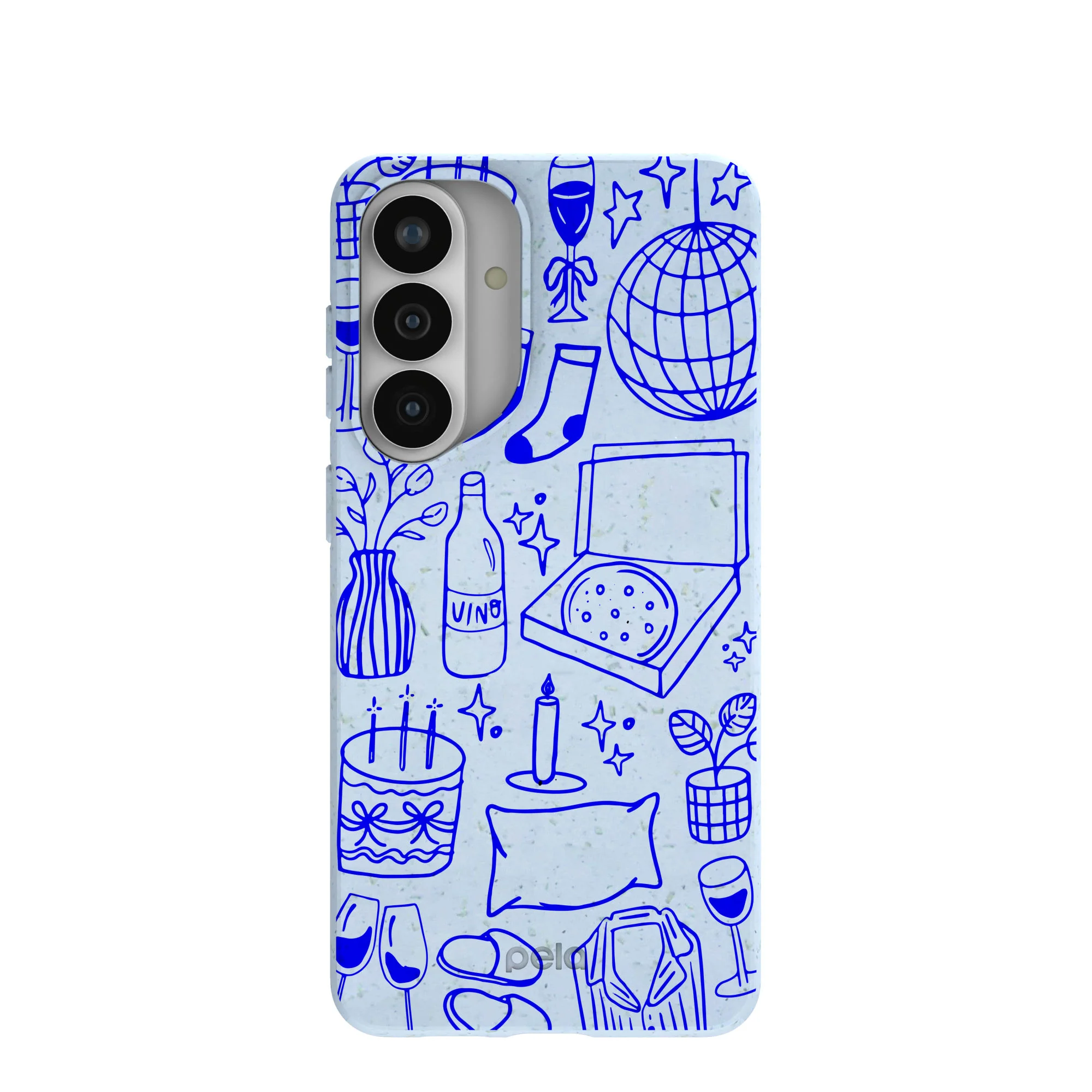 Powder Blue Home for Midnight Samsung Galaxy S26+(Plus) Case