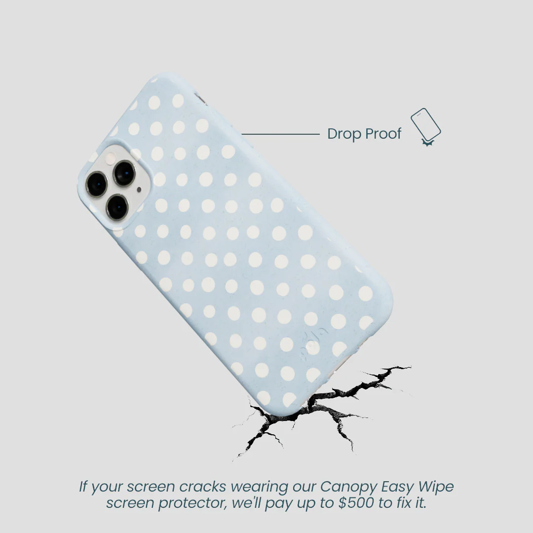 Powder Blue Indigo Dots iPhone 11 Pro Case - Image 5
