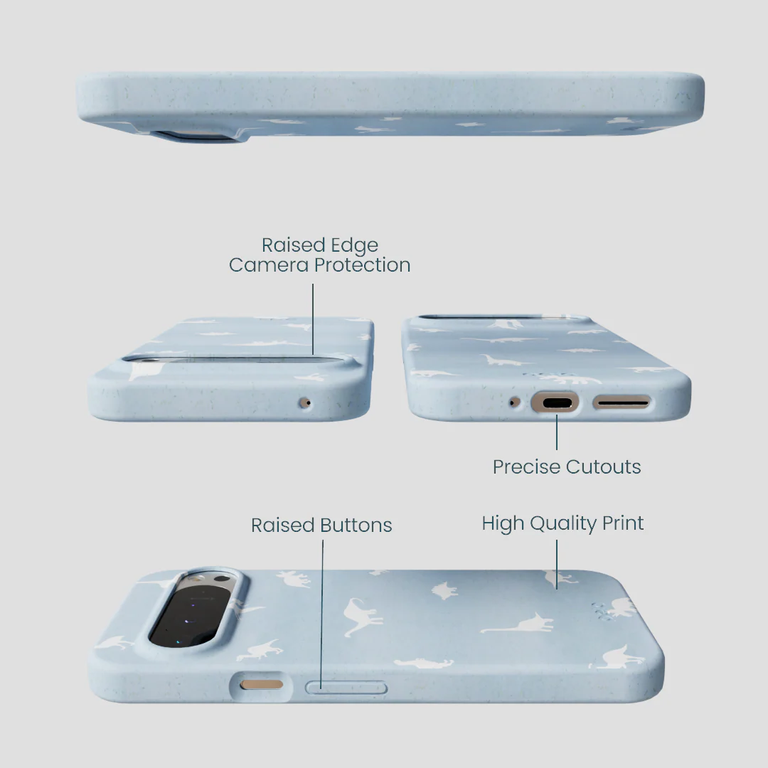 Powder Blue Lil Dinos Google Pixel 9 Pro XL Case - Image 2