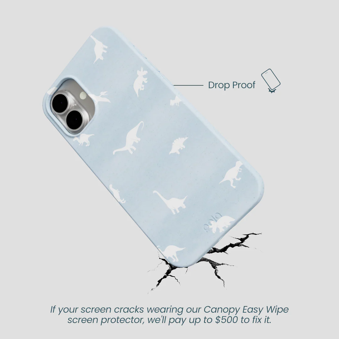 Powder Blue Lil Dinos iPhone 16 Plus Case - Image 5