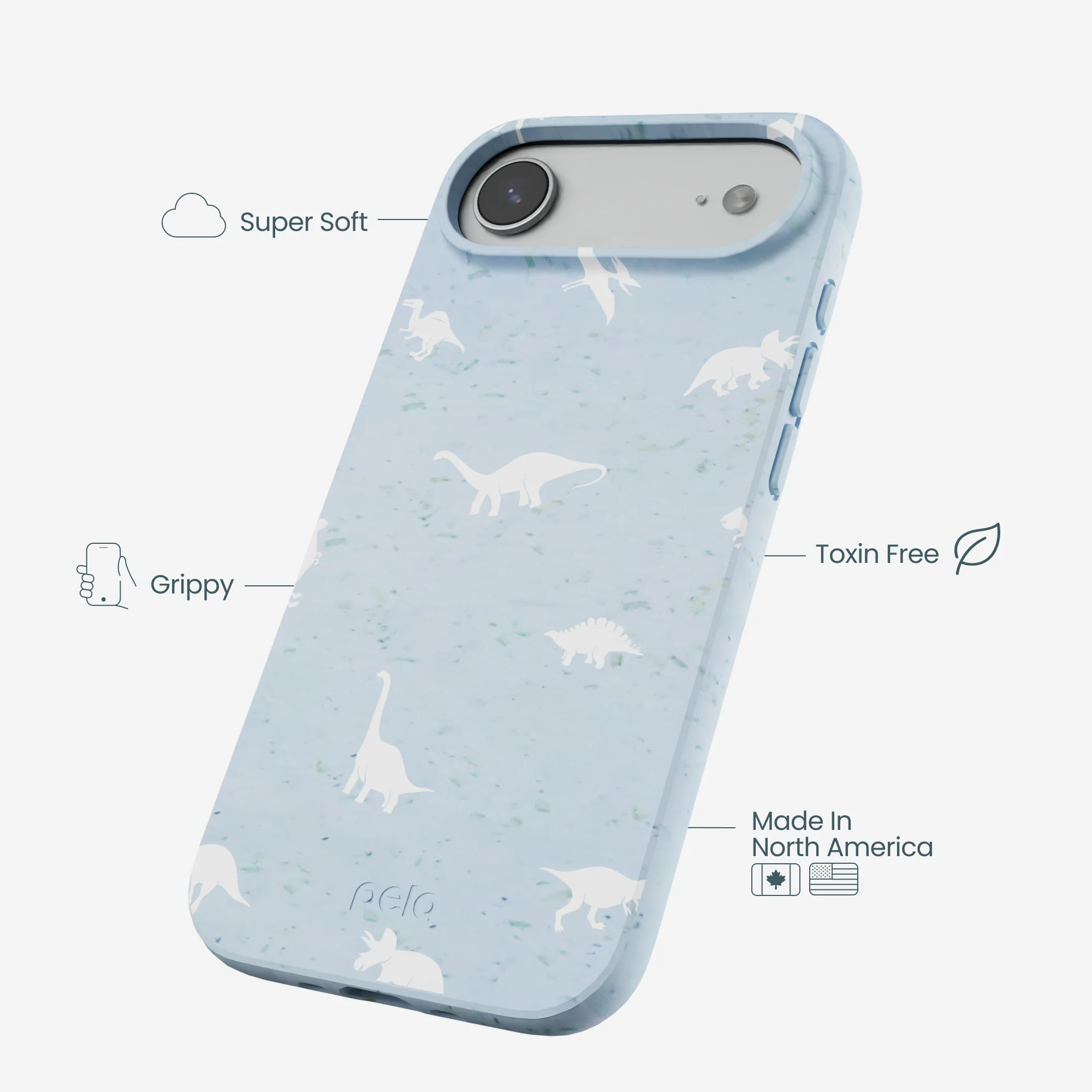 Powder Blue Lil Dinos iPhone Air Case - Image 4