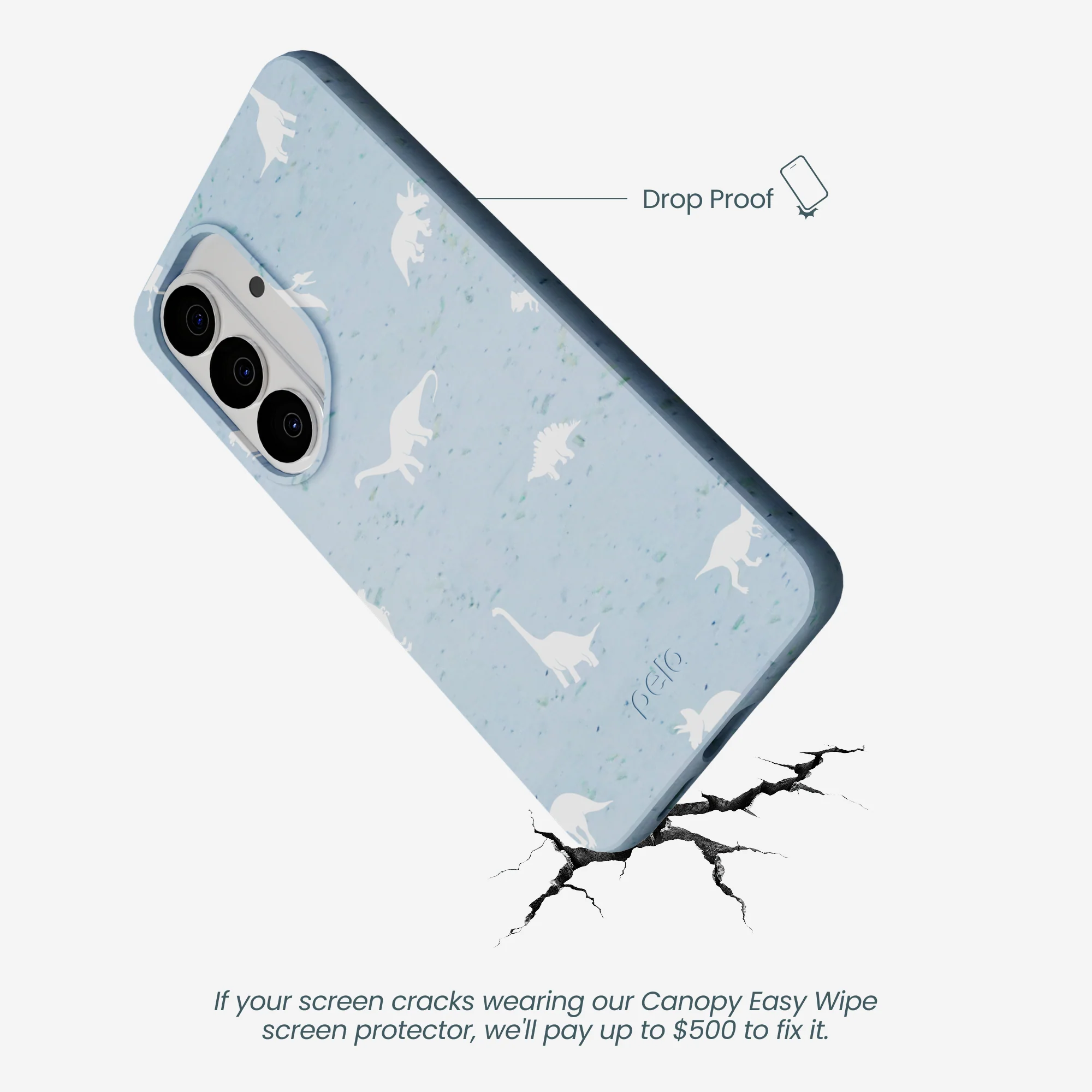 Powder Blue Lil Dinos Samsung Galaxy S26 Case - Image 4