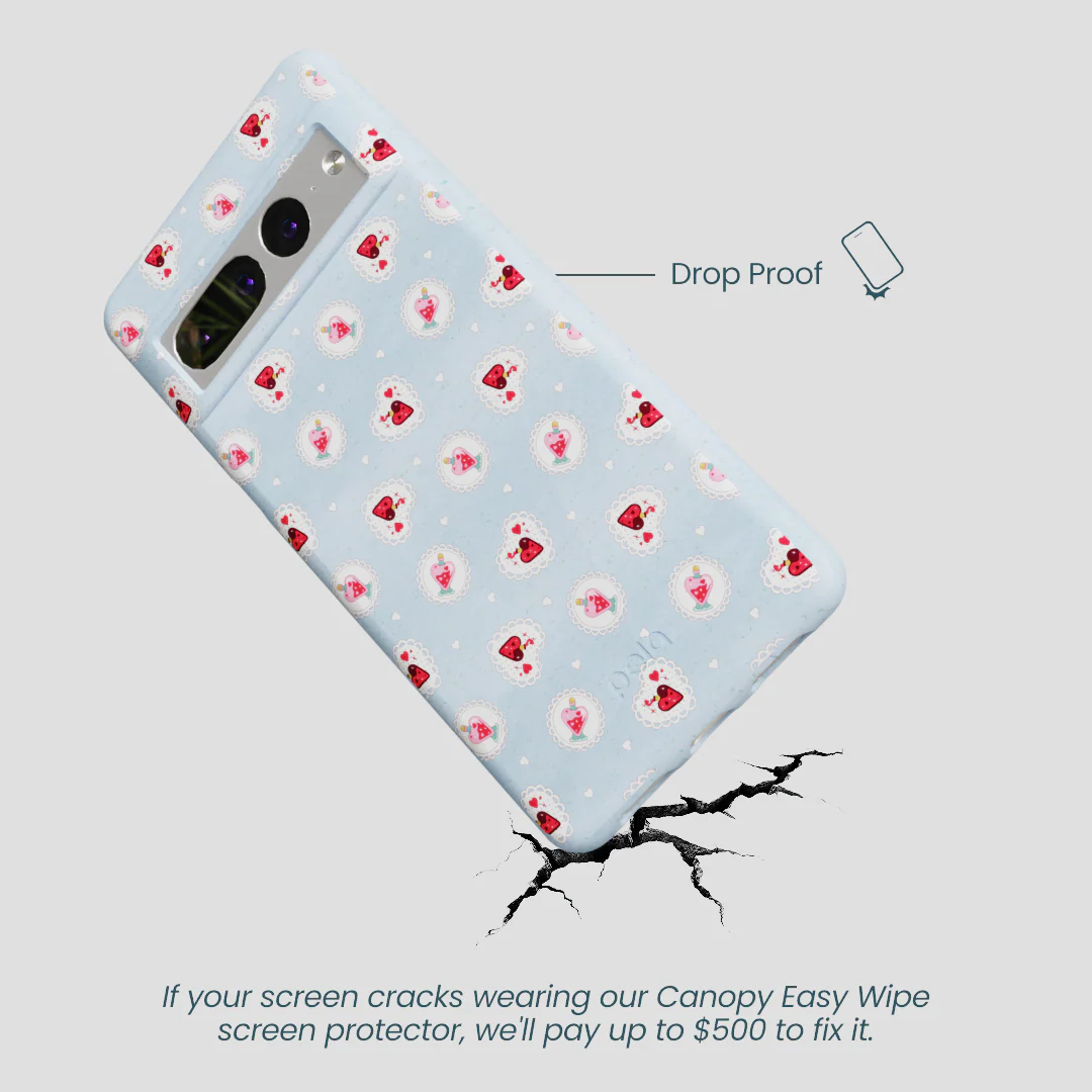 Powder Blue Love Potion Google Pixel 7 Pro Case - Image 5