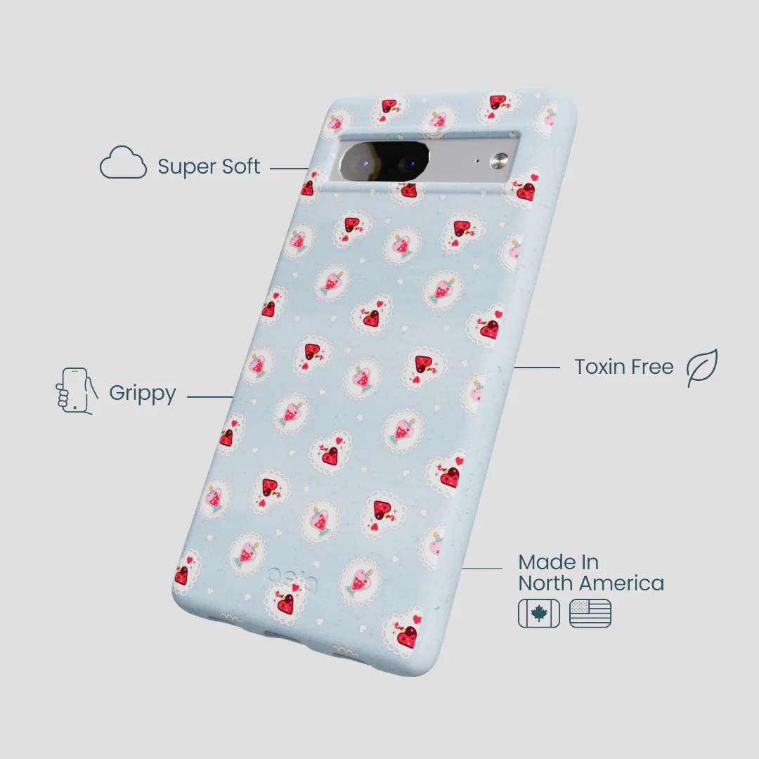 Powder Blue Love Potion Google Pixel 7a Case - Image 4