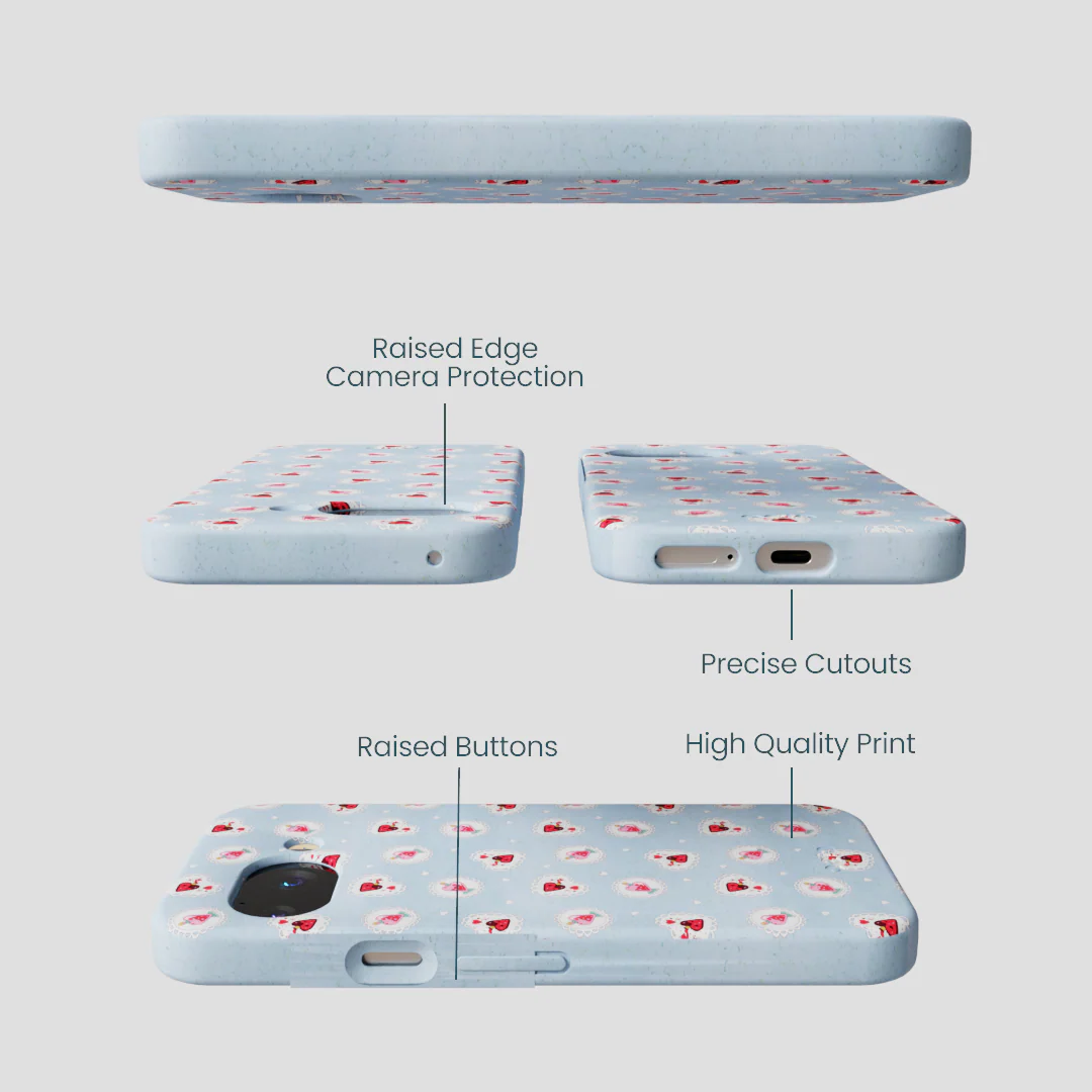 Powder Blue Love Potion Google Pixel 9a Case - Image 3