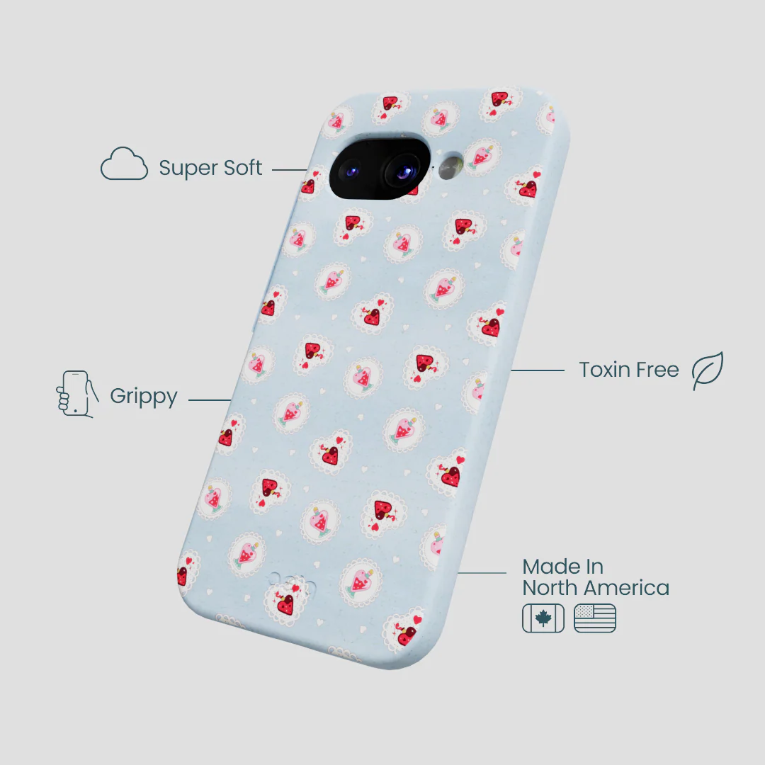 Powder Blue Love Potion Google Pixel 9a Case - Image 4